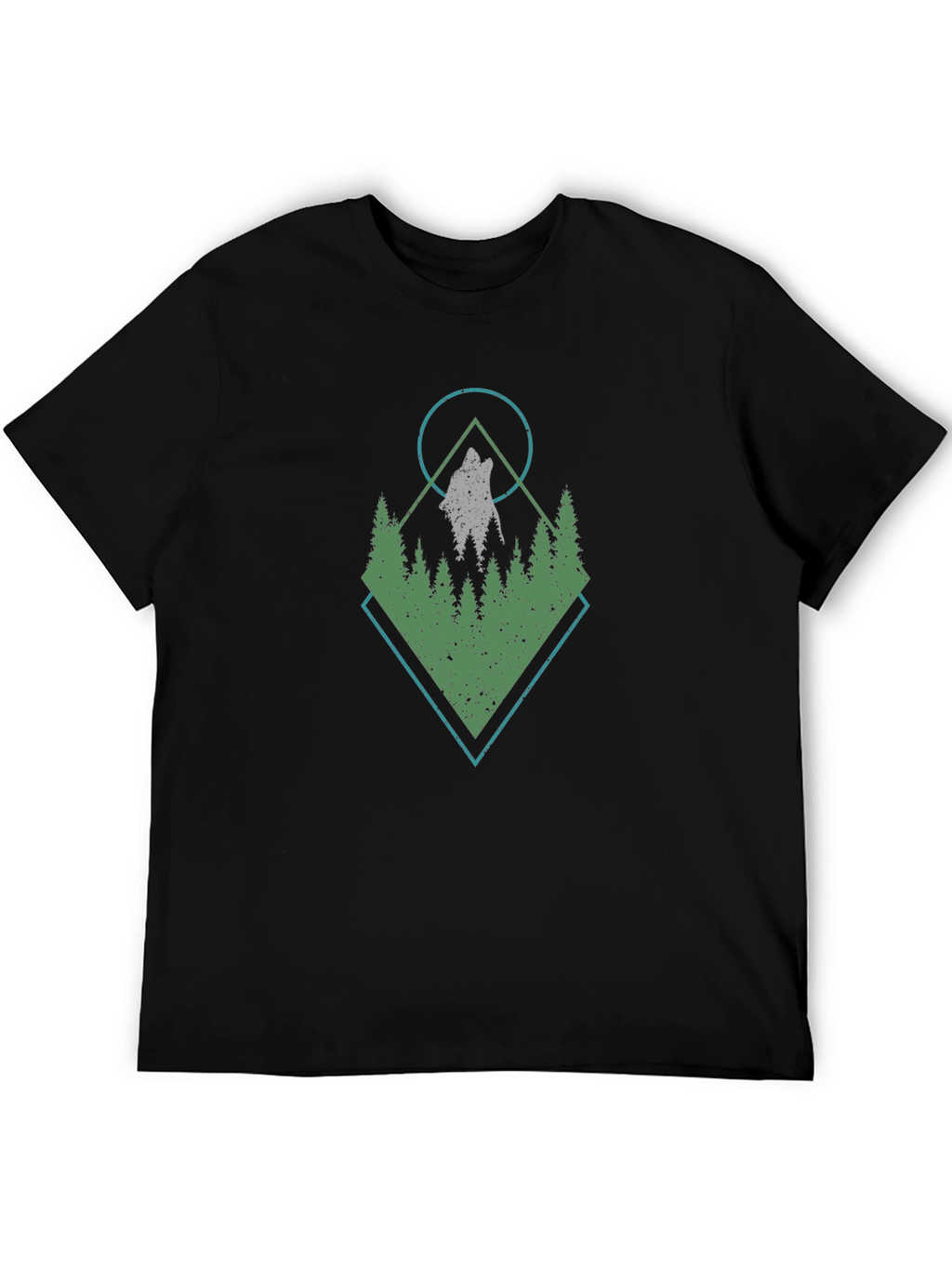 Wolf & Woods Graphic Tee - Black T-Shirt