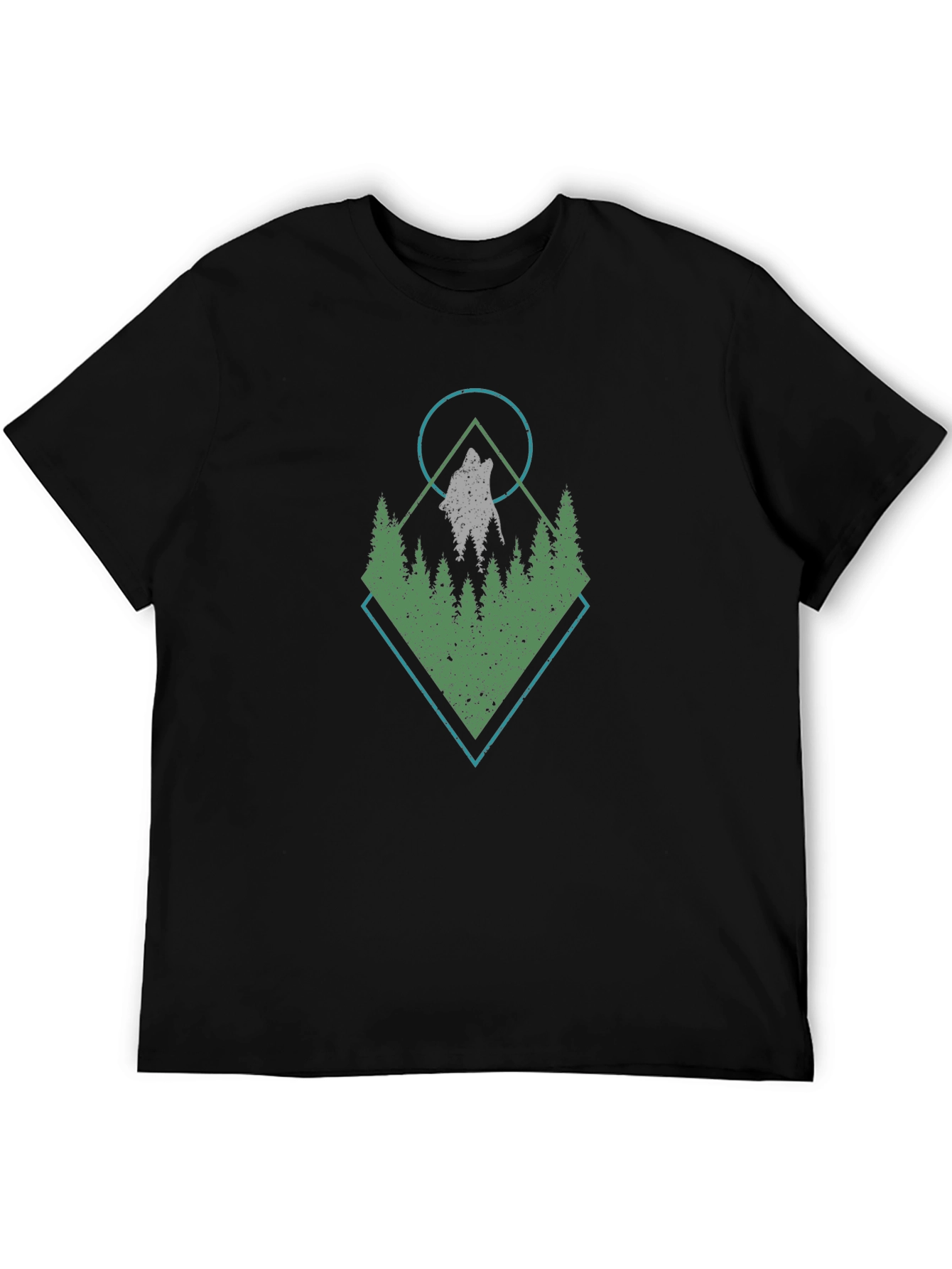 Wolf & Woods Graphic Tee - Black T-Shirt