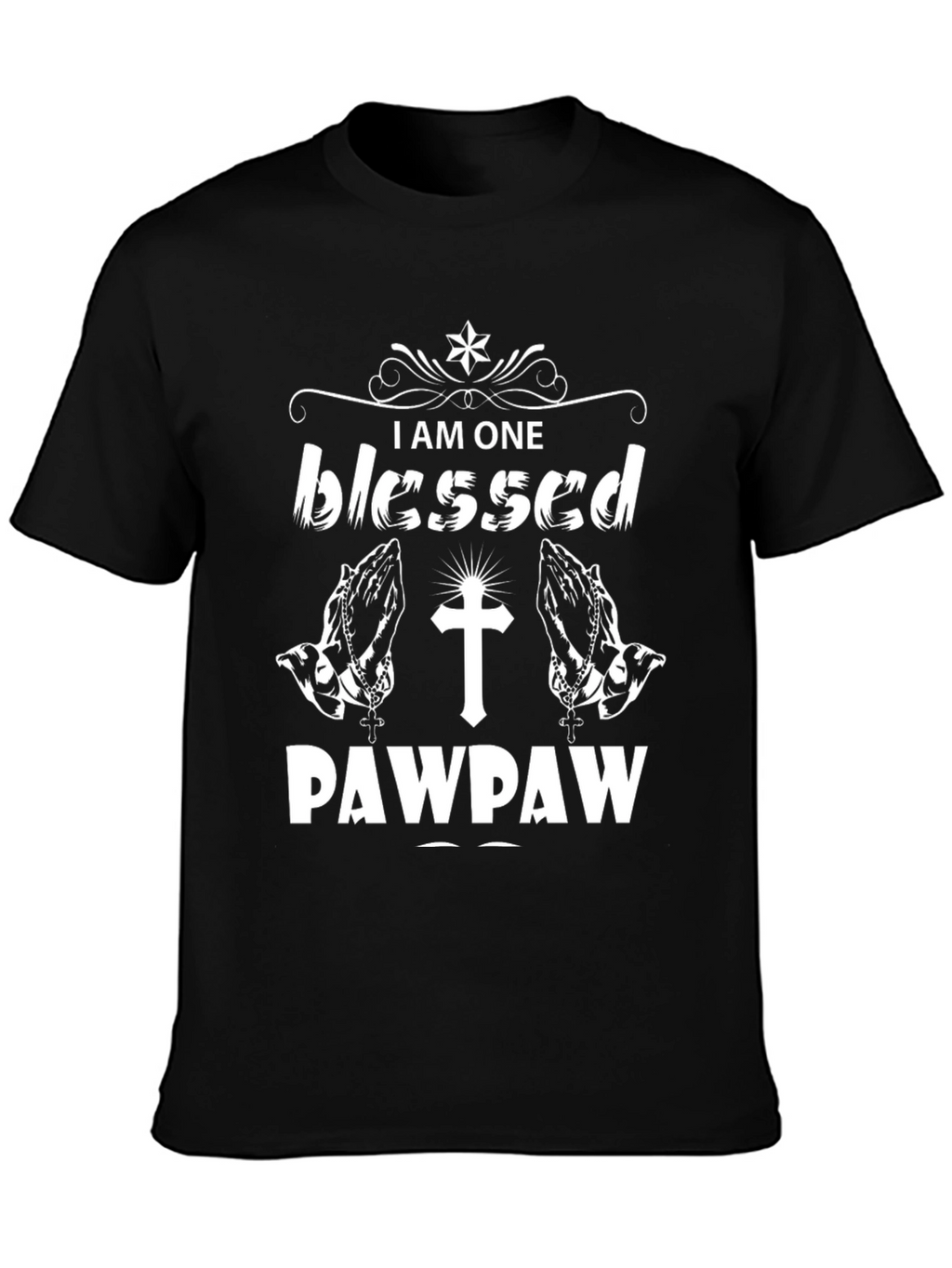 Blessed Pawpaw T-Shirt Christian Grandpa Tee