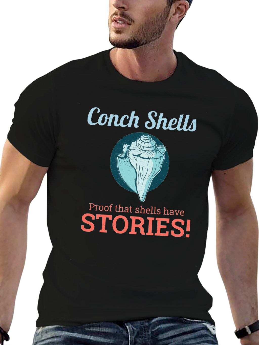 Conch Shells Graphic T-Shirt - Stories!