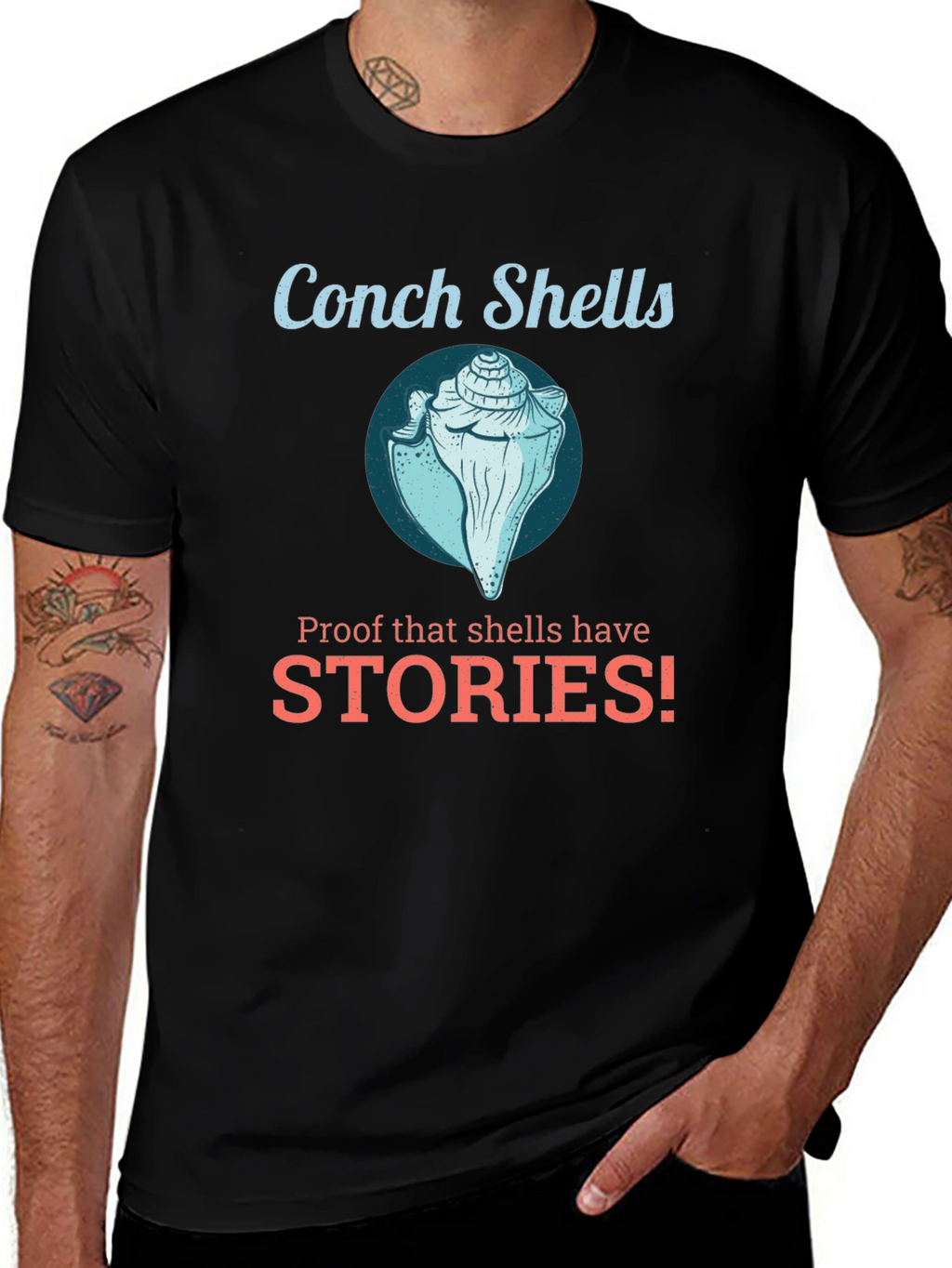 Conch Shells Graphic T-Shirt - Stories!