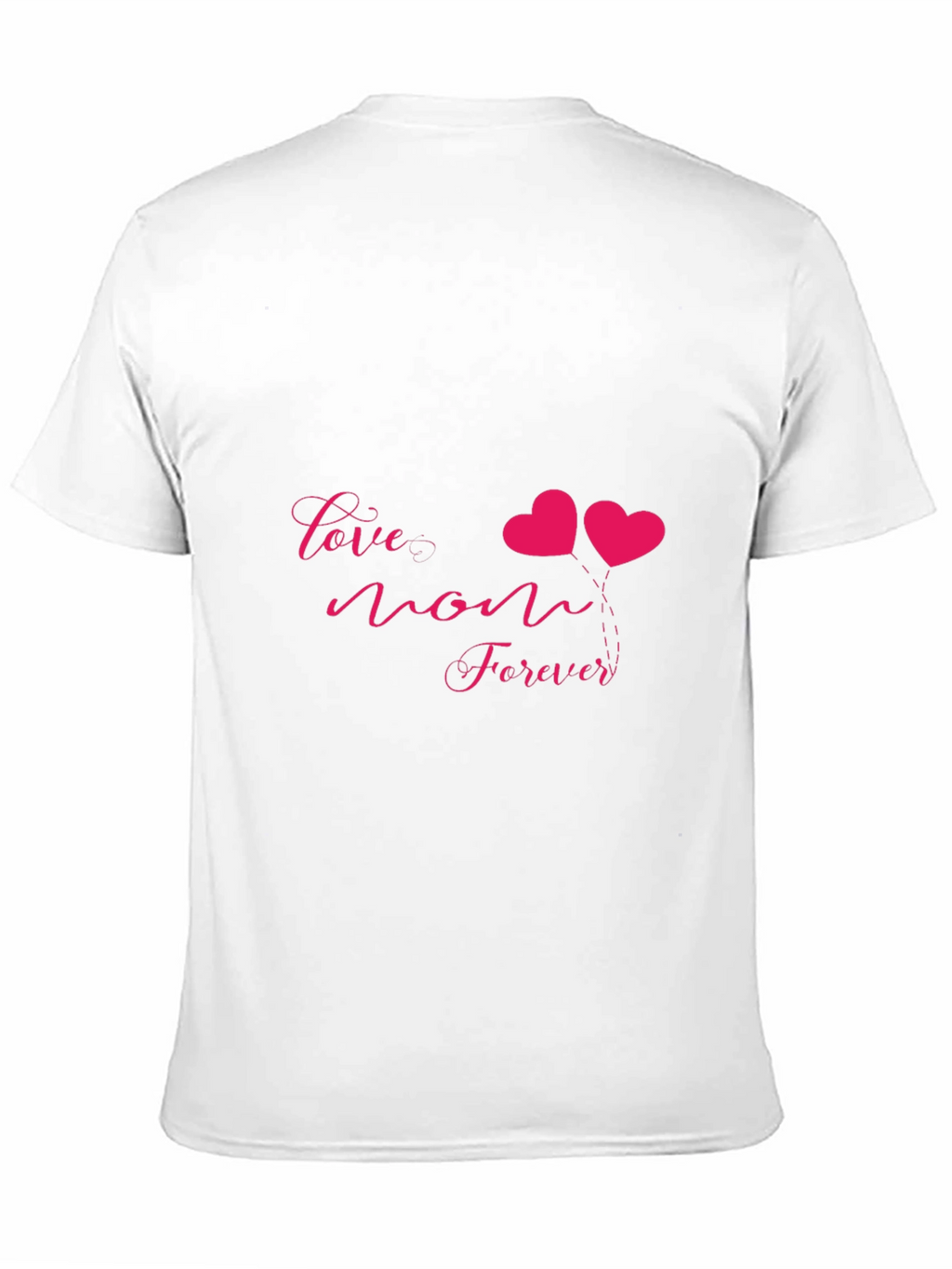 Love Mom Forever Graphic Tee - Black