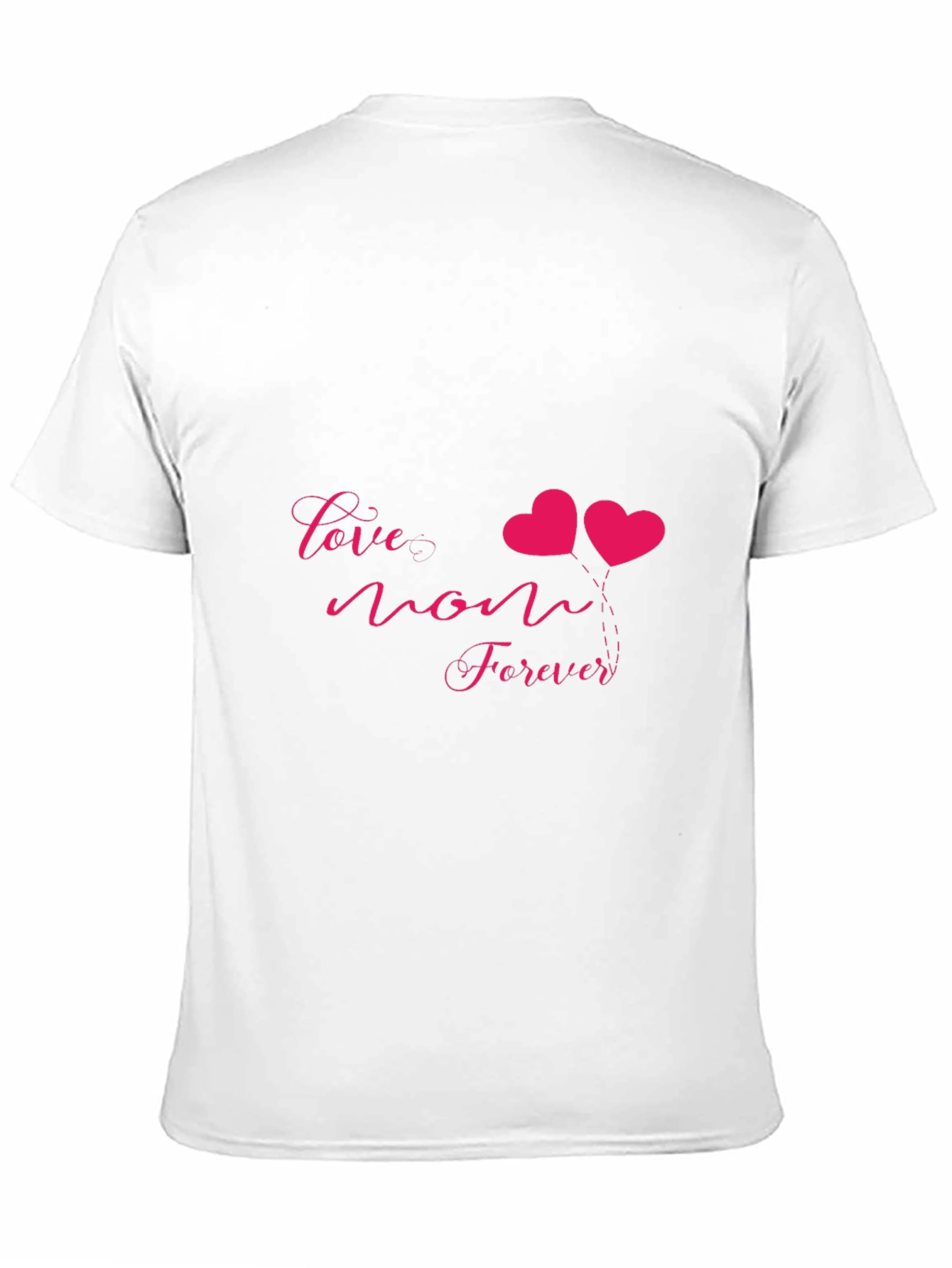 Love Mom Forever Graphic Tee - Black
