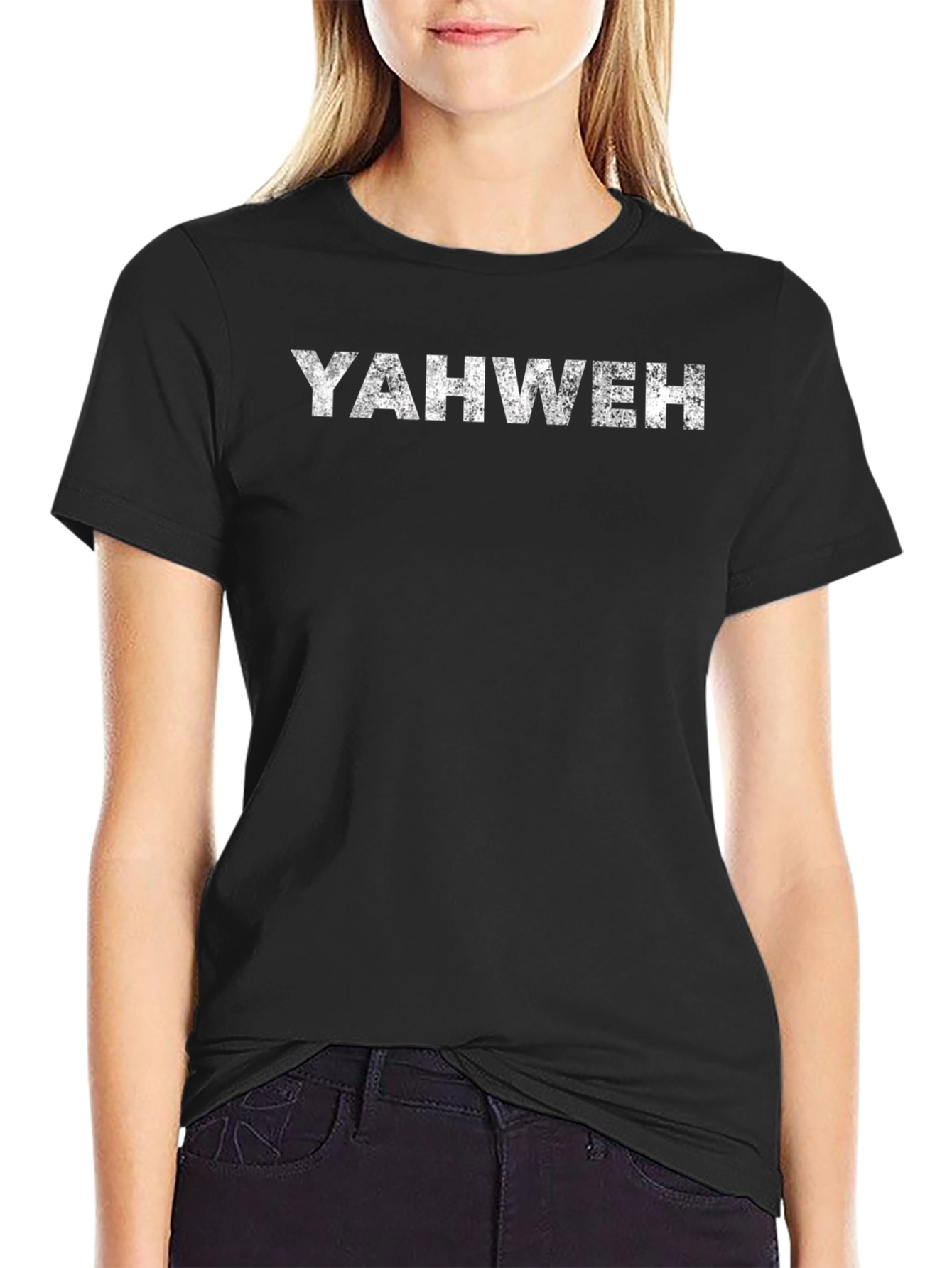 YAHWEH T-Shirt - Distressed Graphic Tee