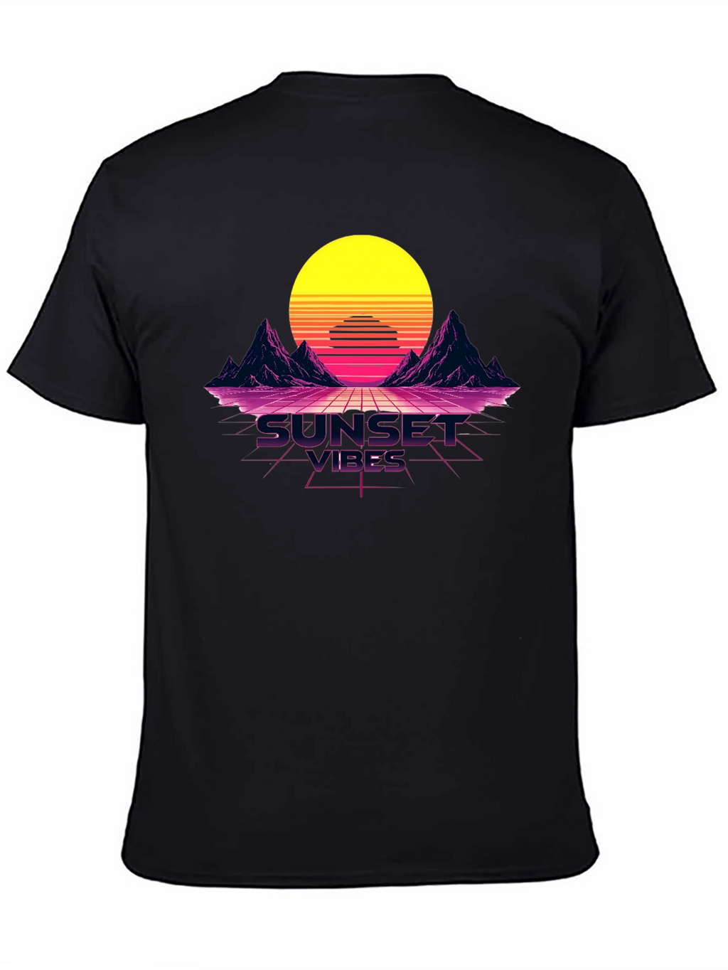 Sunset Vibes Graphic Tee - Retro Design