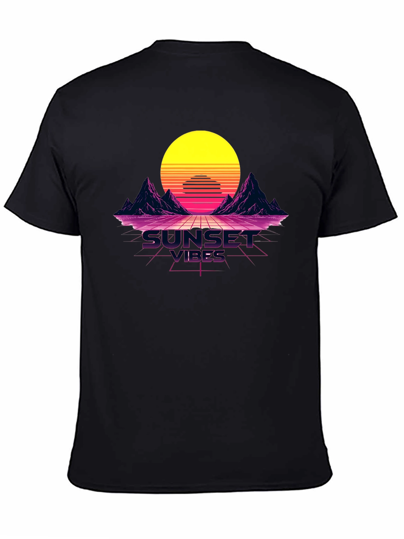 Sunset Vibes Graphic Tee - Retro Design