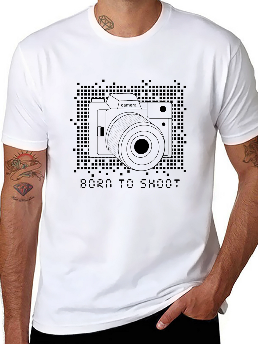 Born to Shoot: Camera Graphic T-Shirt