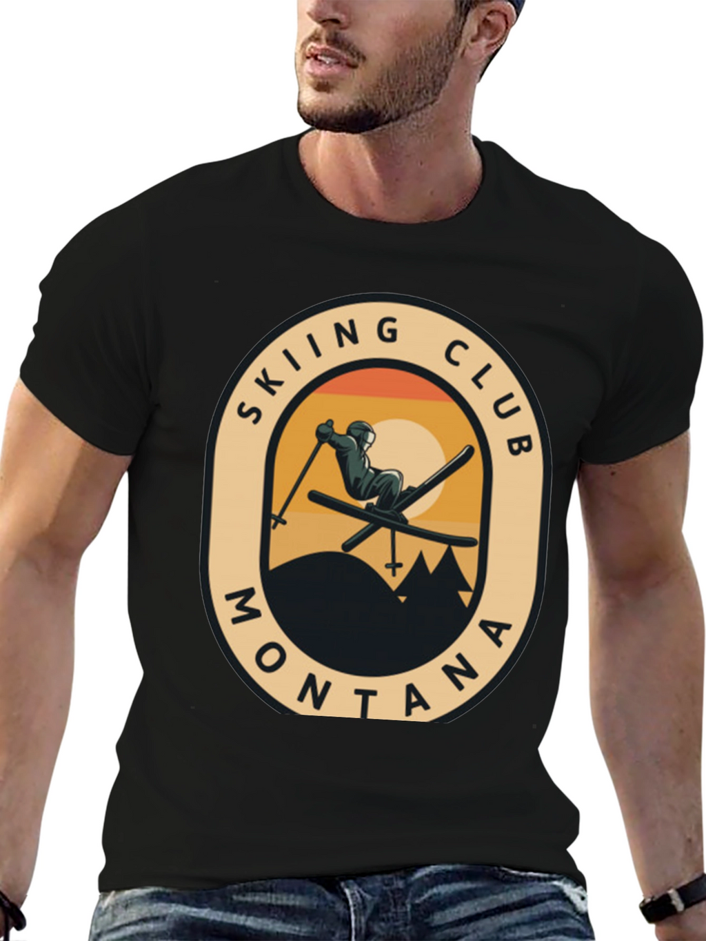 Skiing Club Montana T-Shirt