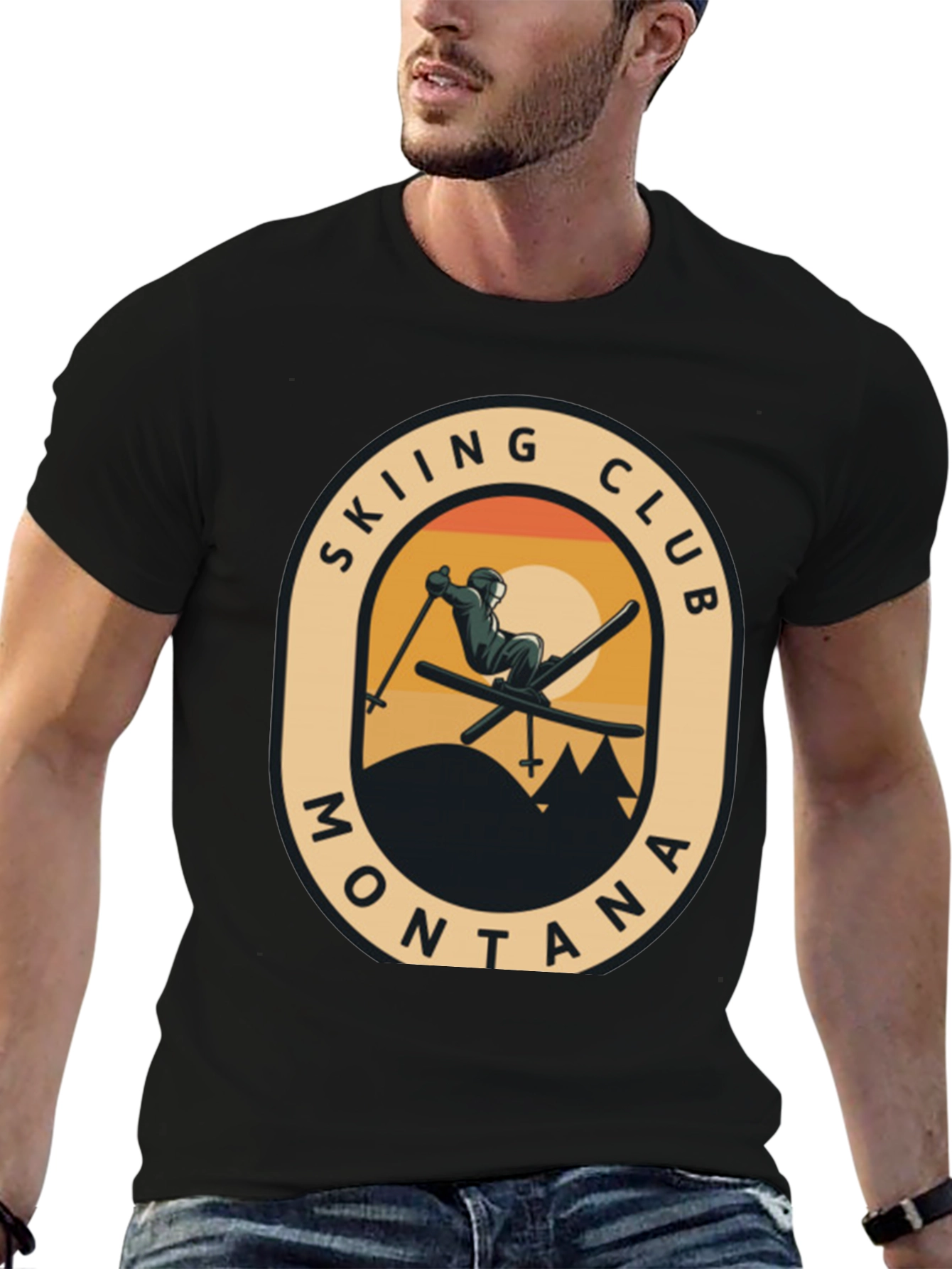 Skiing Club Montana T-Shirt
