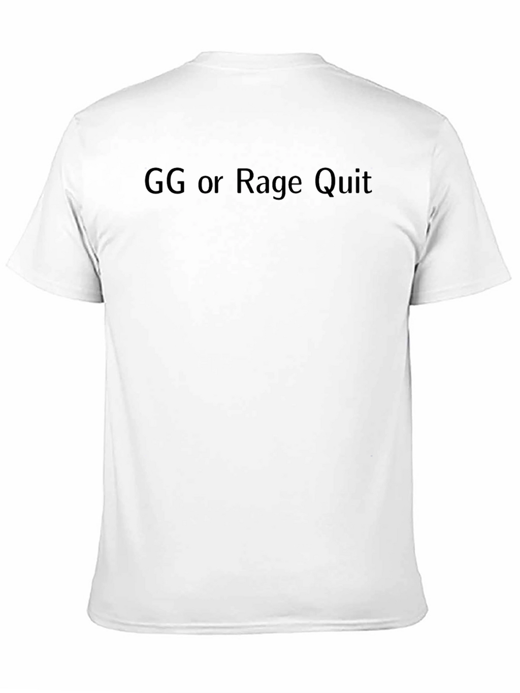 GG or Rage Quit Black T-Shirt