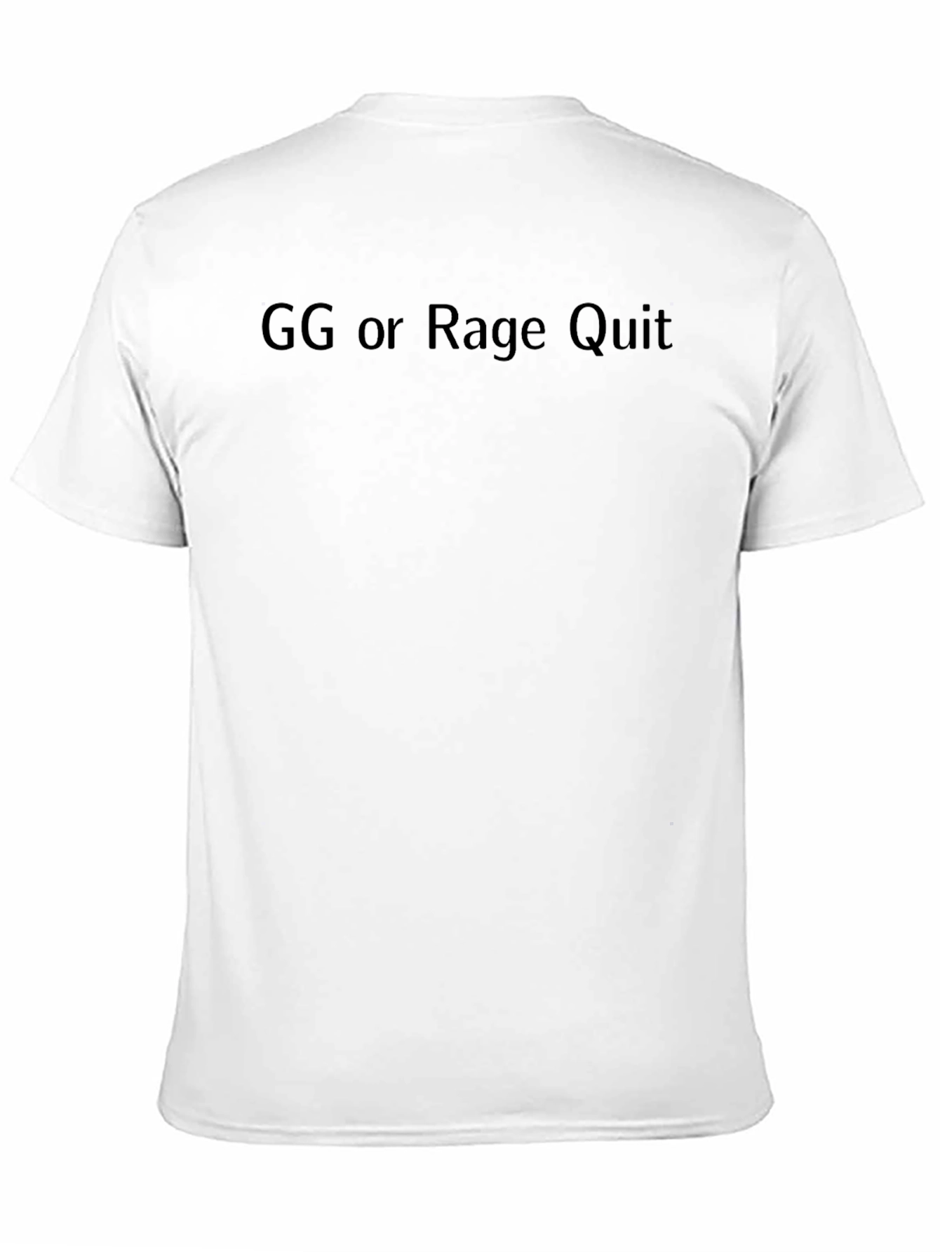 GG or Rage Quit Black T-Shirt