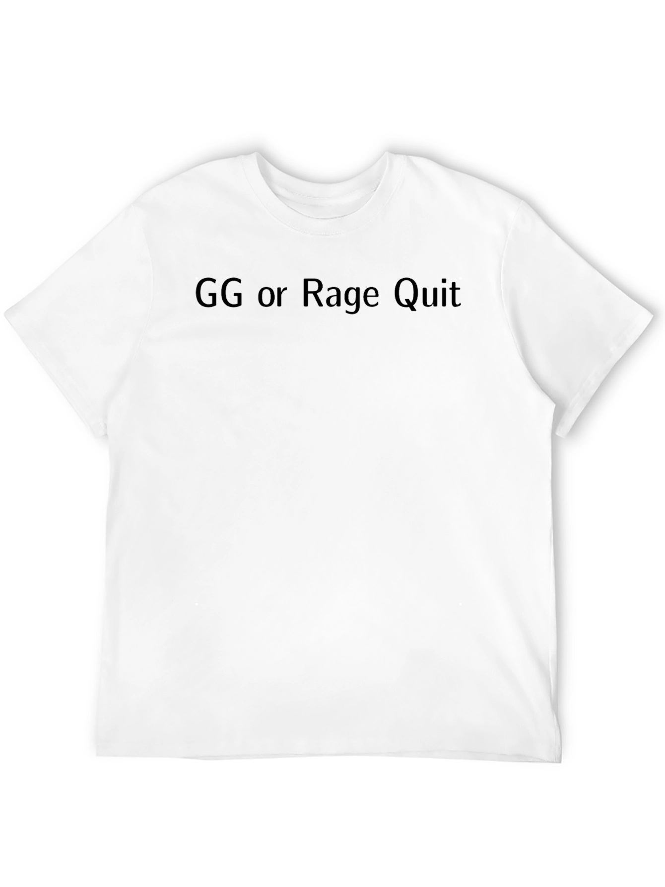 GG or Rage Quit Black T-Shirt
