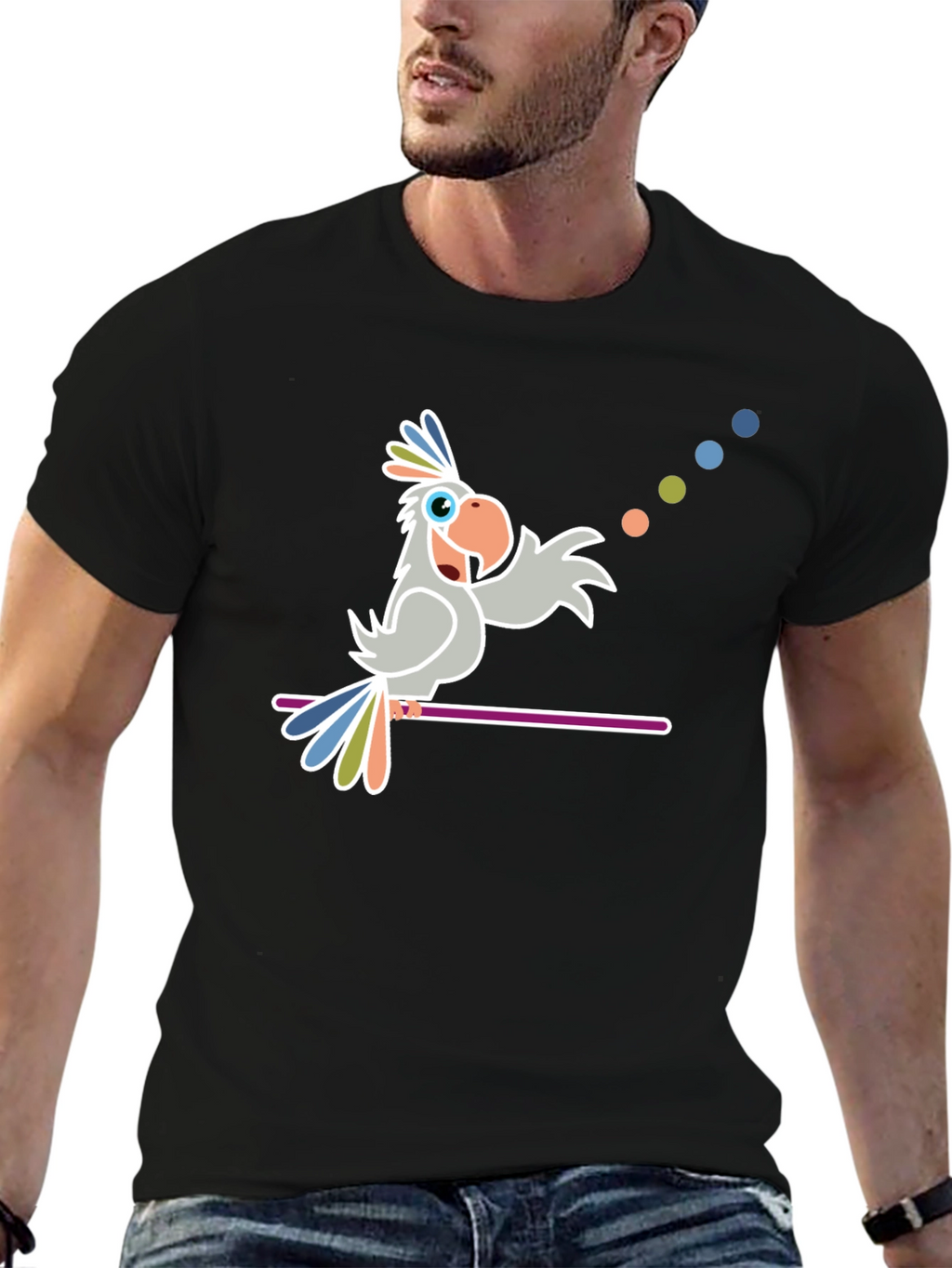 Parrot Juggling T-Shirt