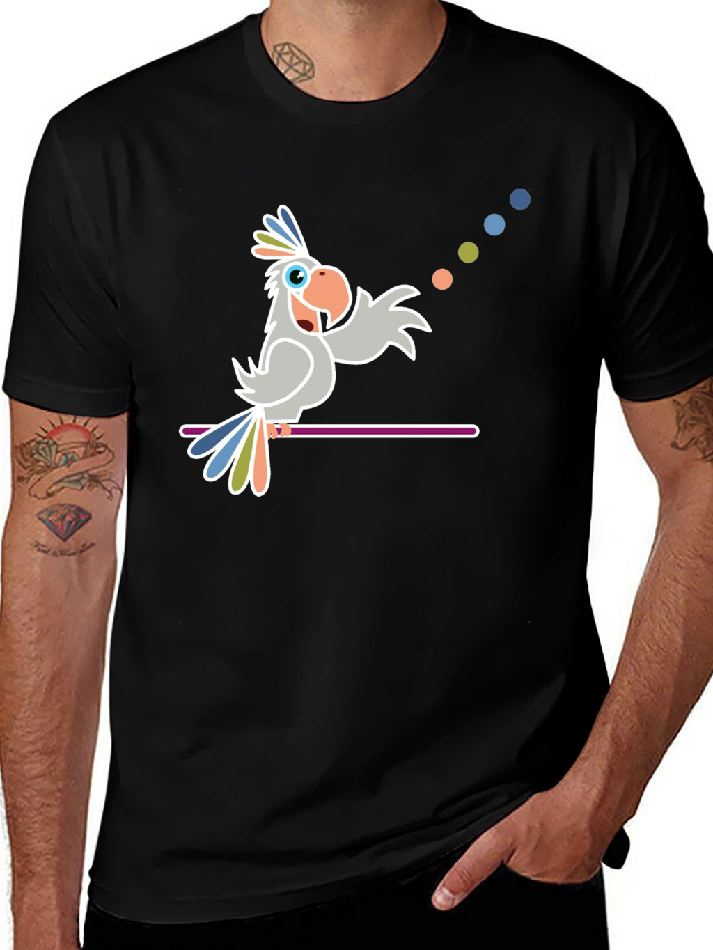 Parrot Juggling T-Shirt