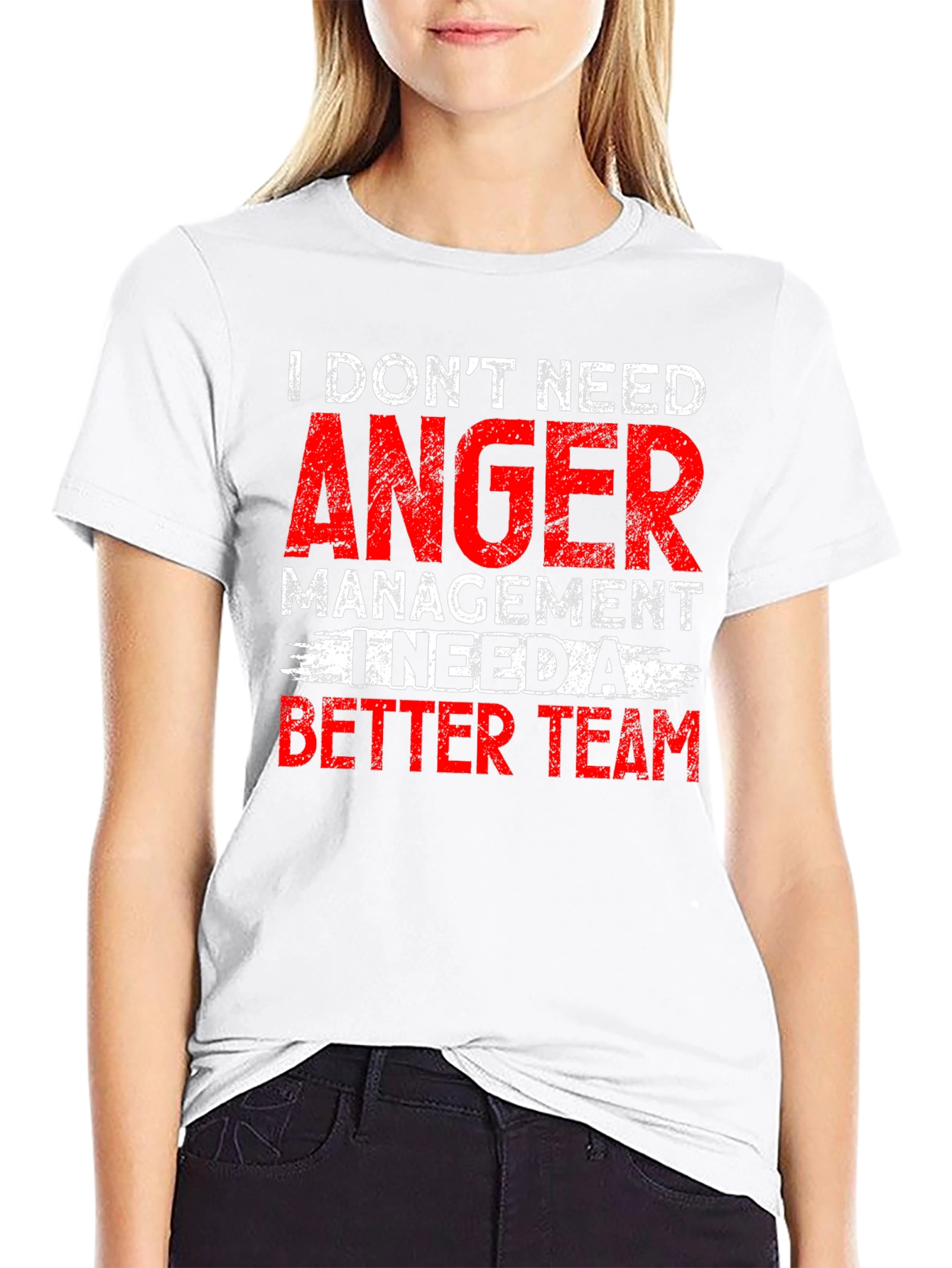 I Dont Need Anger Management Funny Graphic Tee