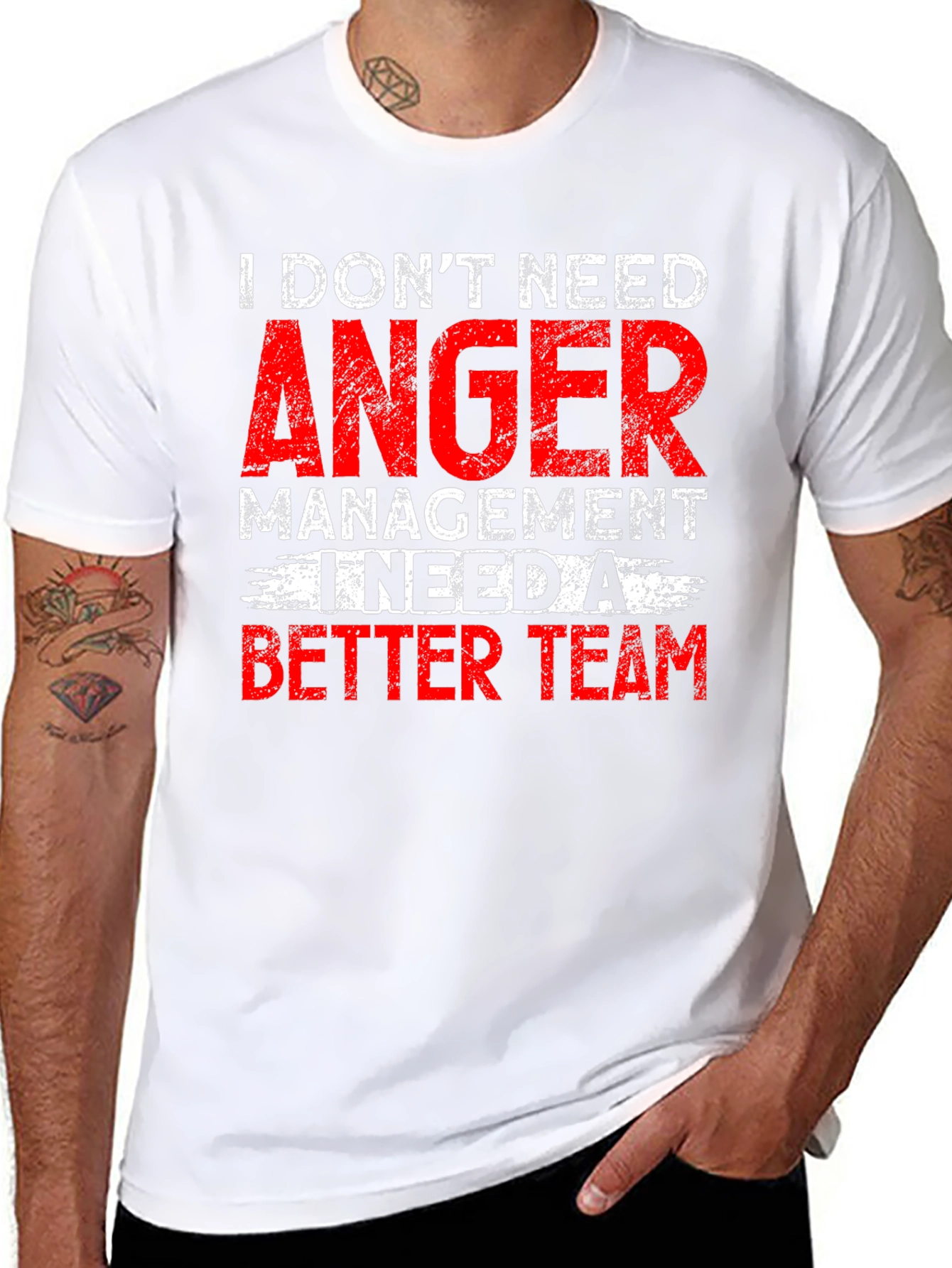 I Dont Need Anger Management Funny Graphic Tee
