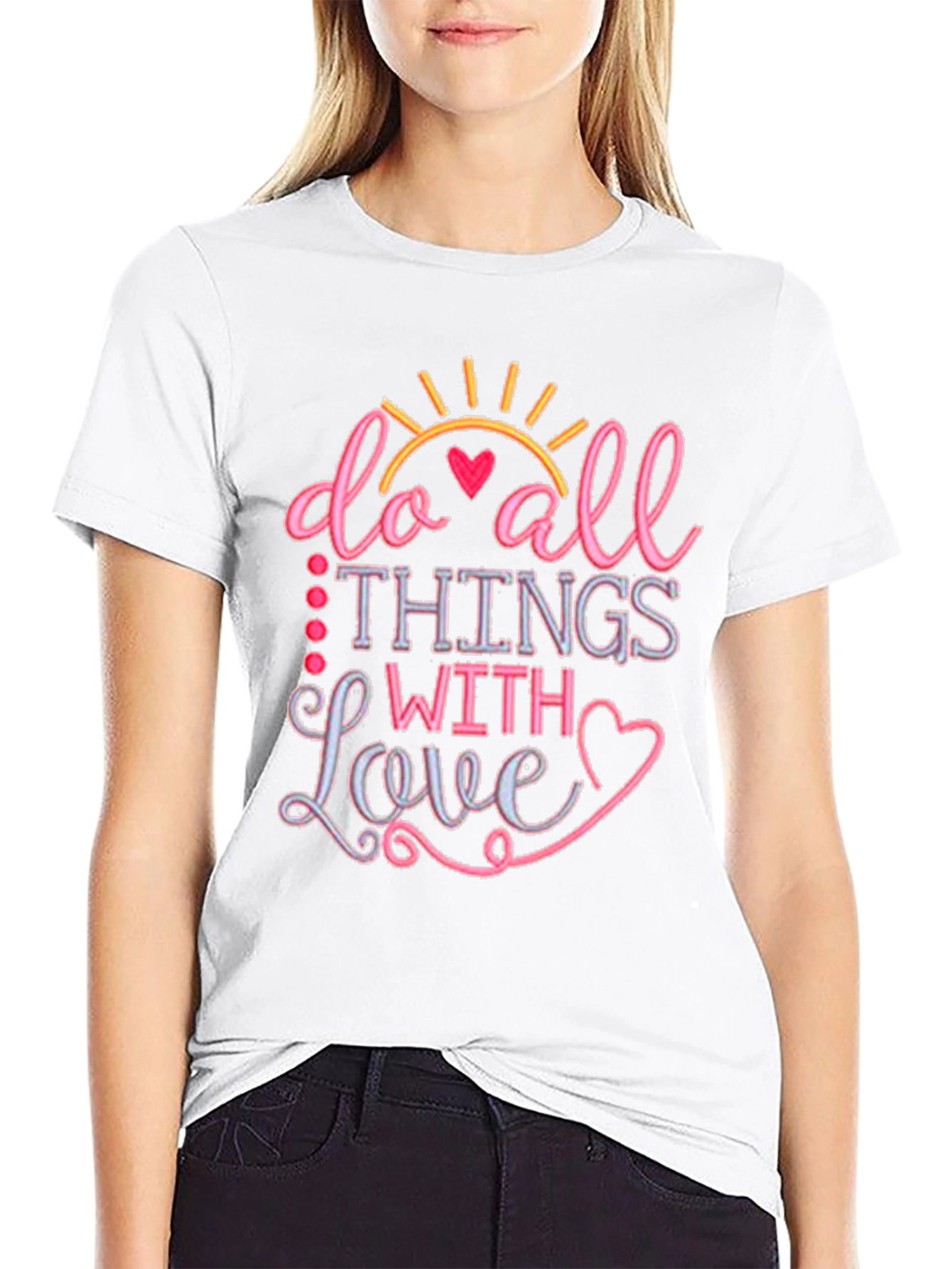 Do All Things with Love Graphic Tee