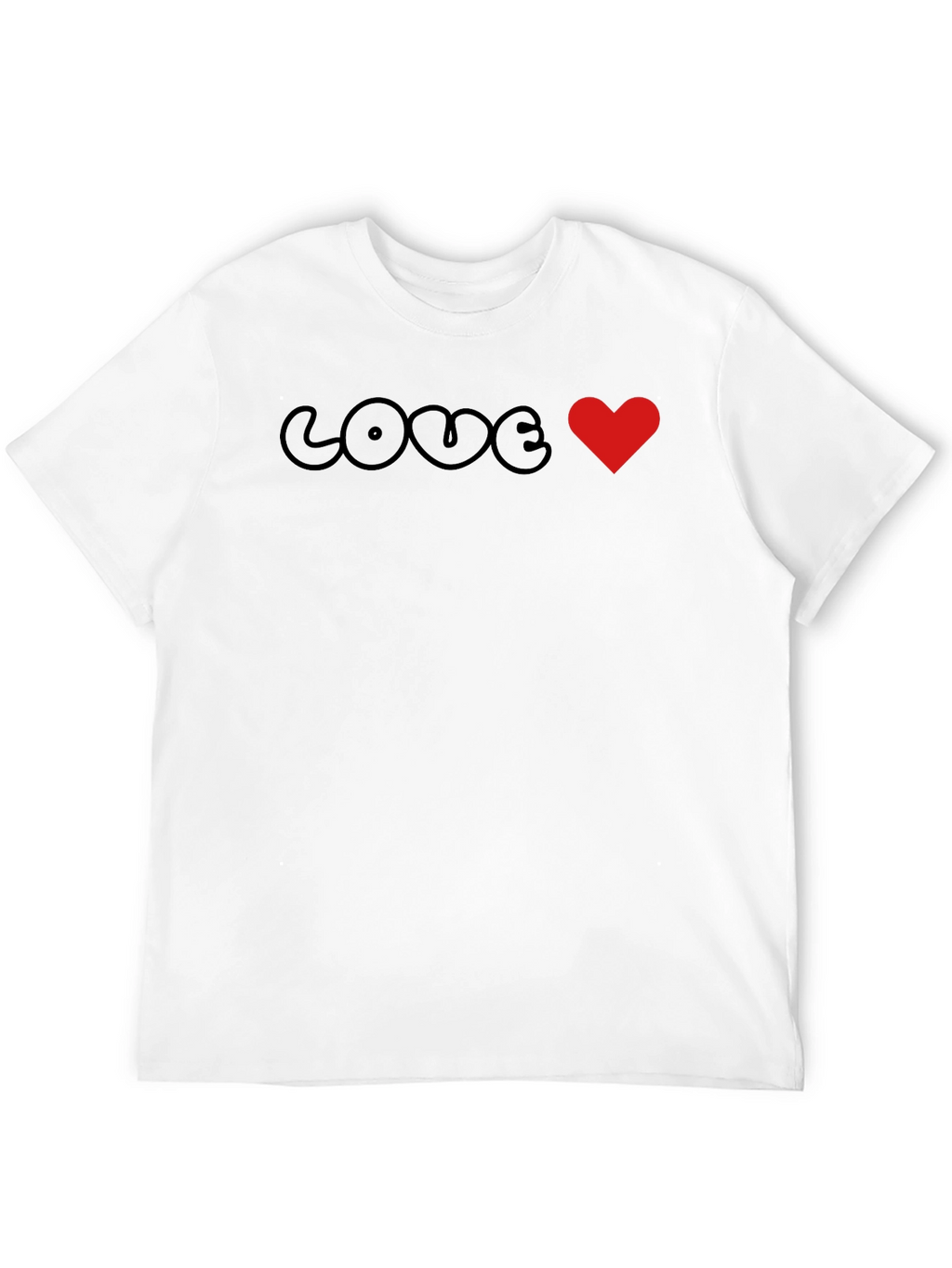 Love Heart Graphic Tee - Trendy Unisex T-Shirt