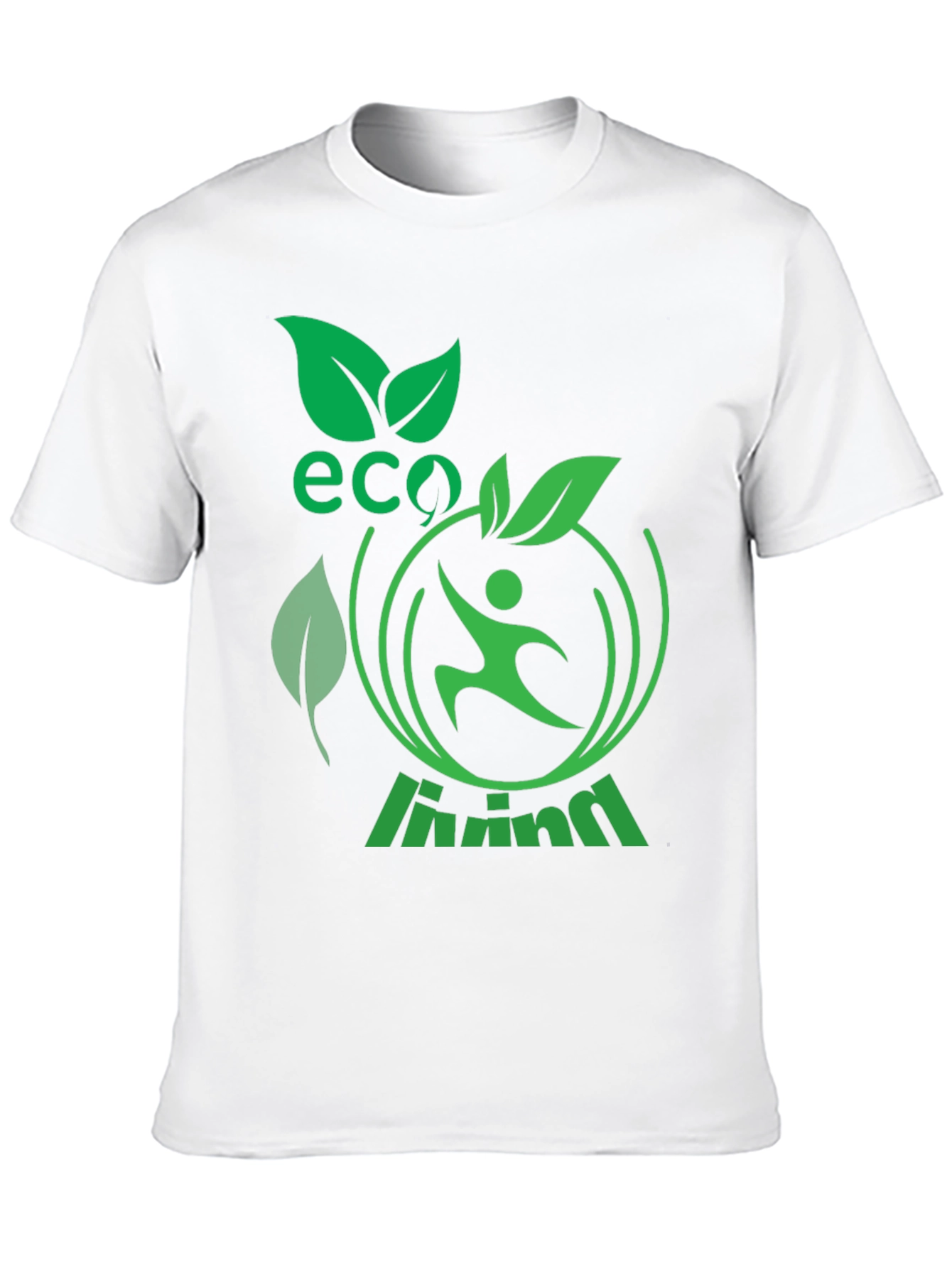 Eco Living Graphic T-Shirt - Green Design