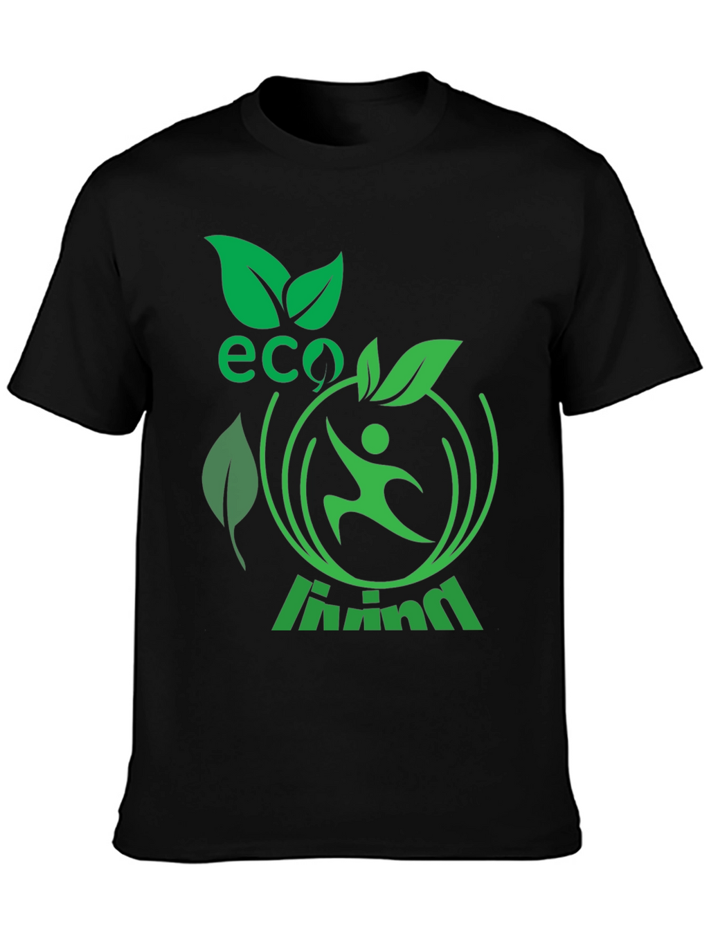 Eco Living Graphic T-Shirt - Green Design