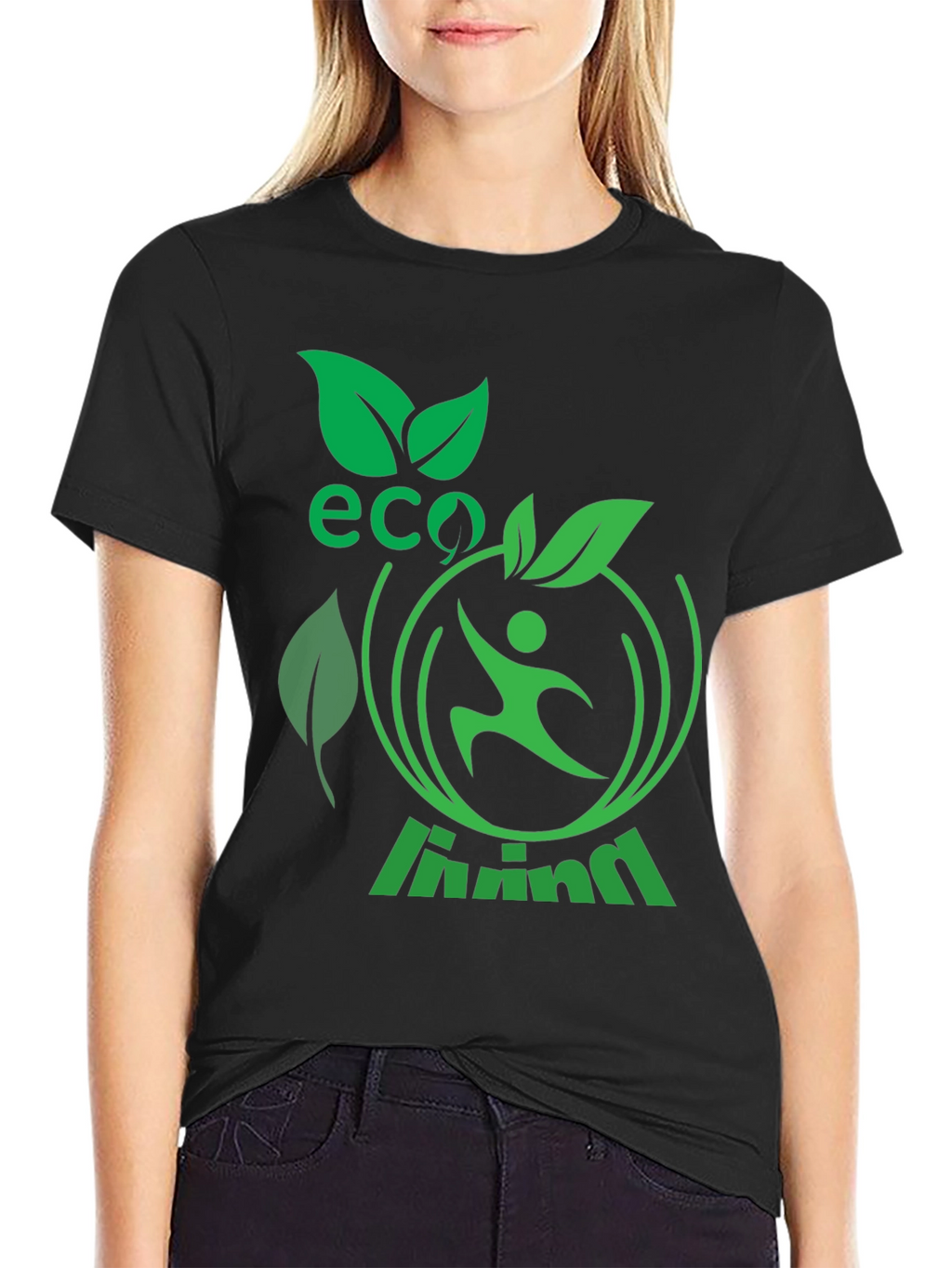 Eco Living Graphic T-Shirt - Green Design