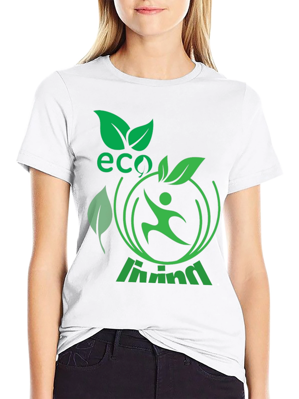 Eco Living Graphic T-Shirt - Green Design