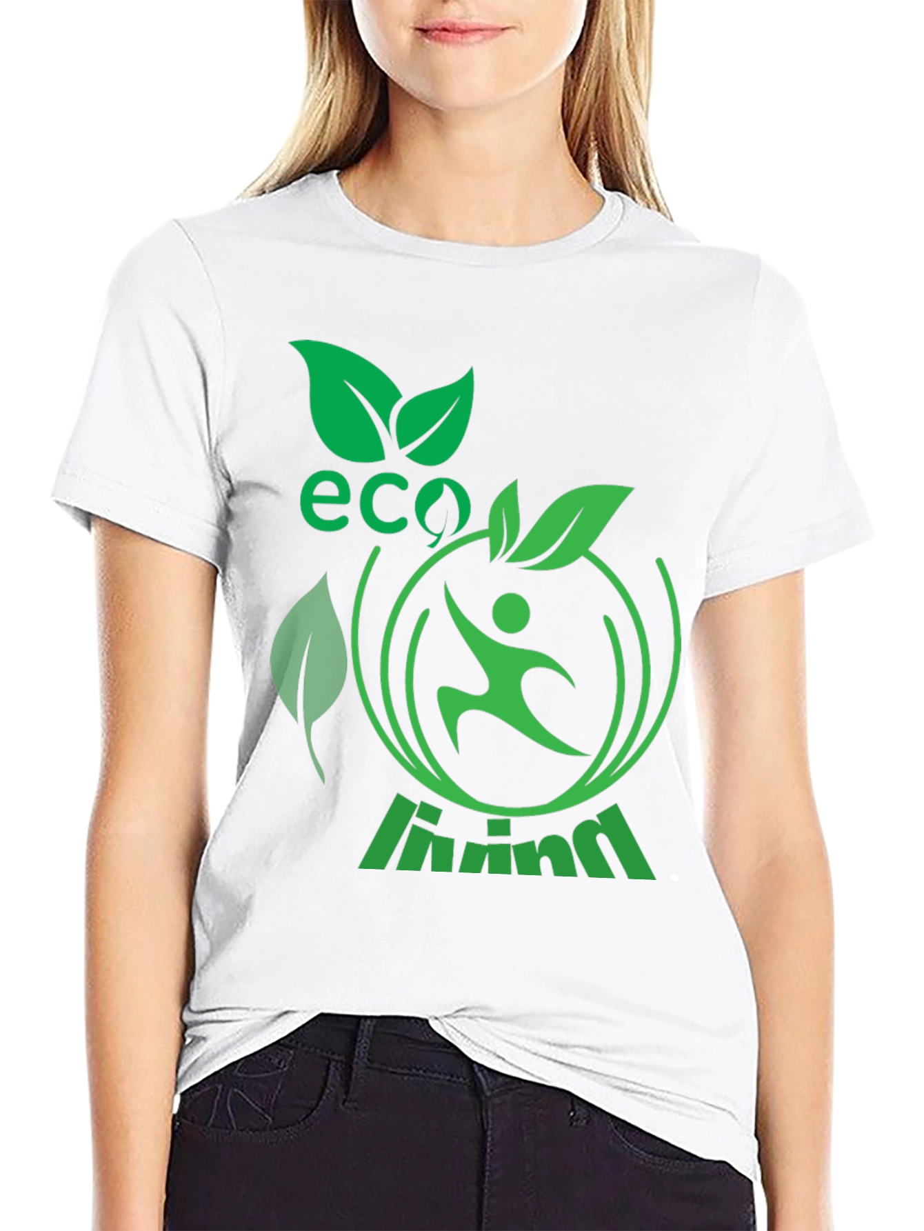 Eco Living Graphic T-Shirt - Green Design