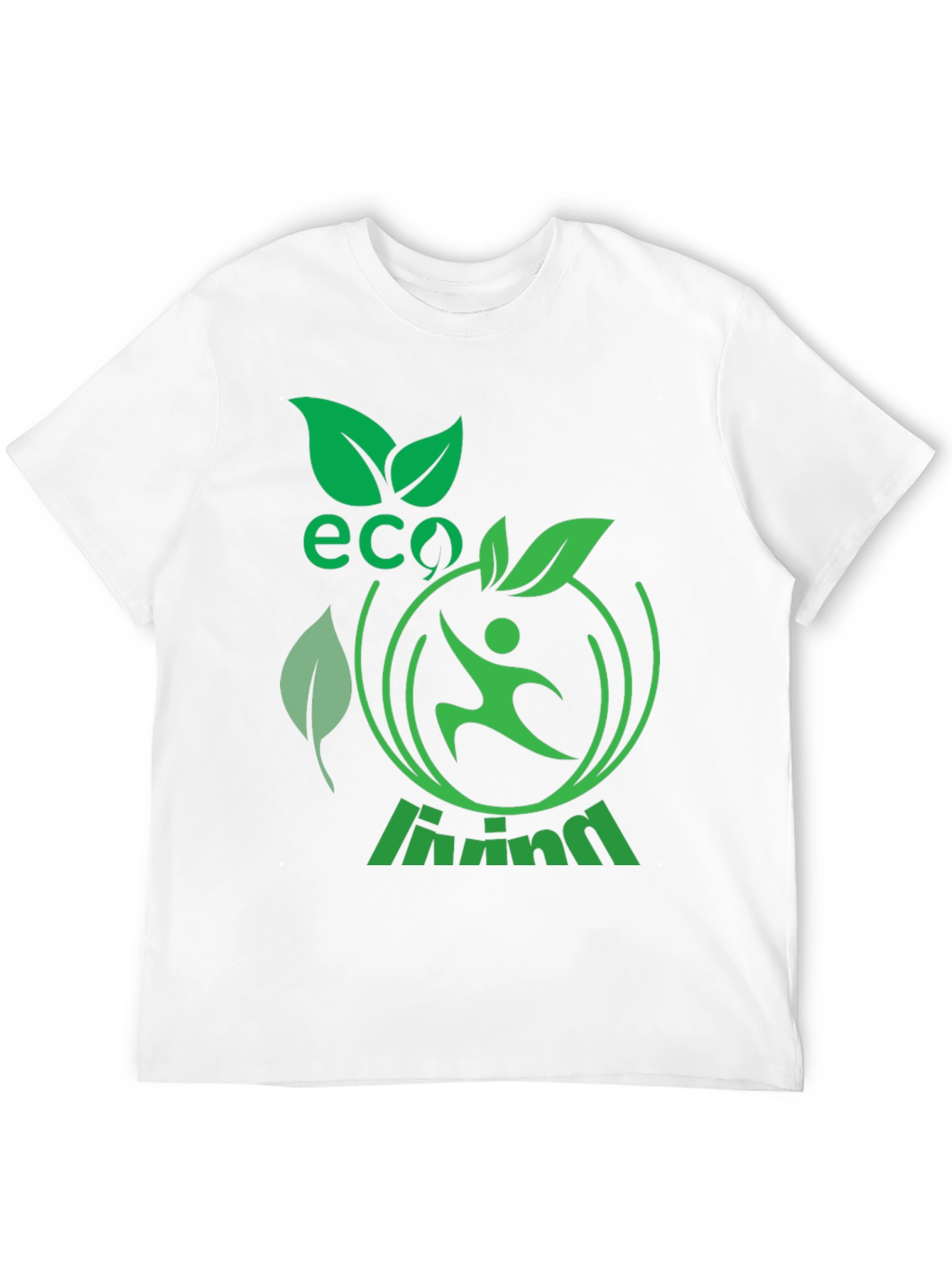 Eco Living Graphic T-Shirt - Green Design