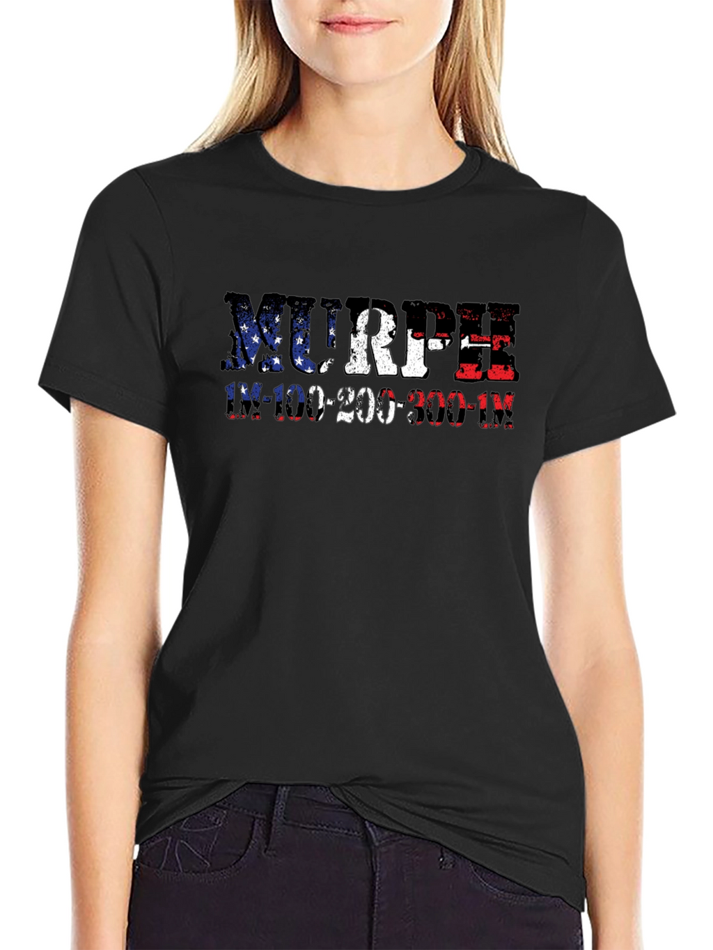 MURPH Challenge Patriotic Graphic T-Shirt