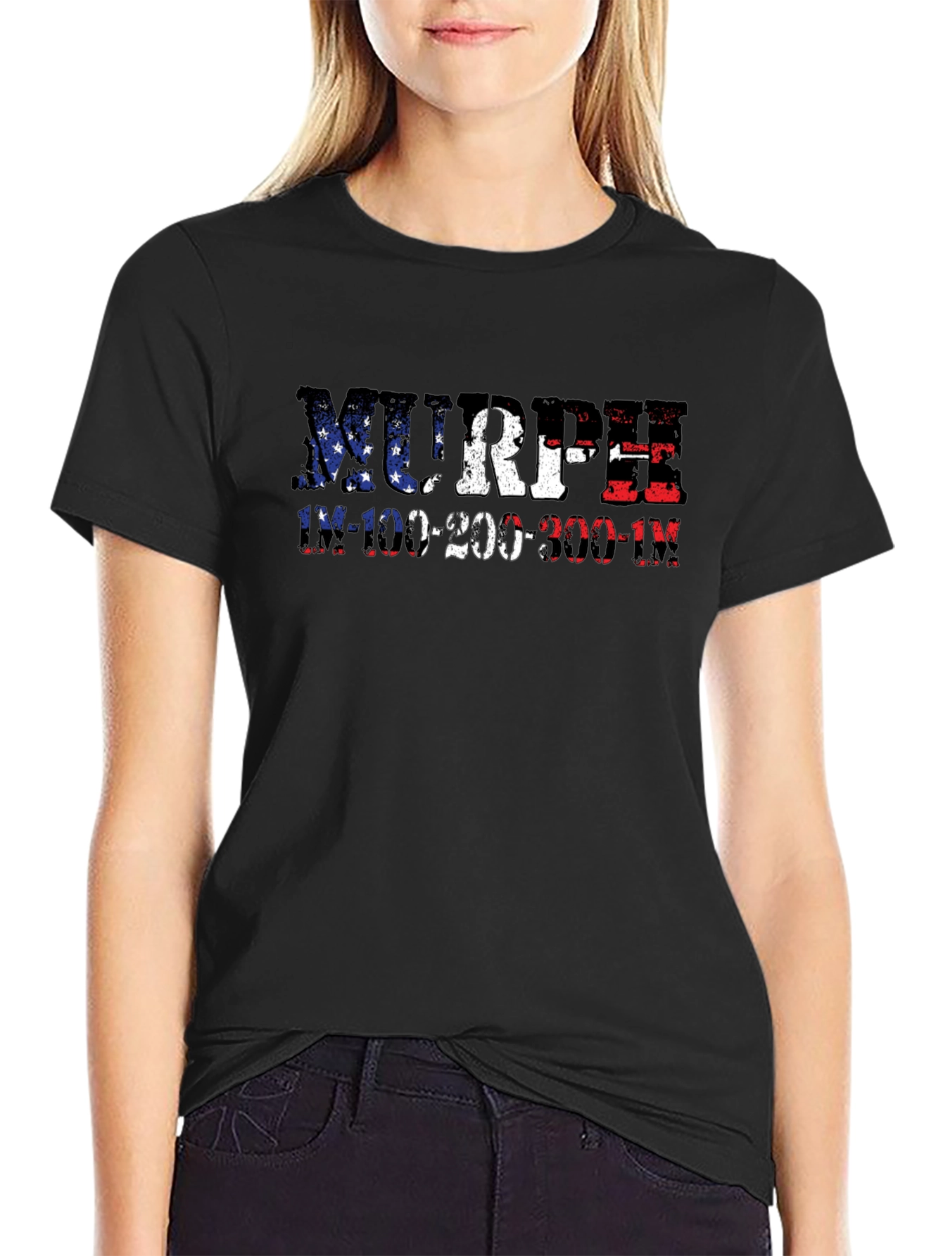 MURPH Challenge Patriotic Graphic T-Shirt