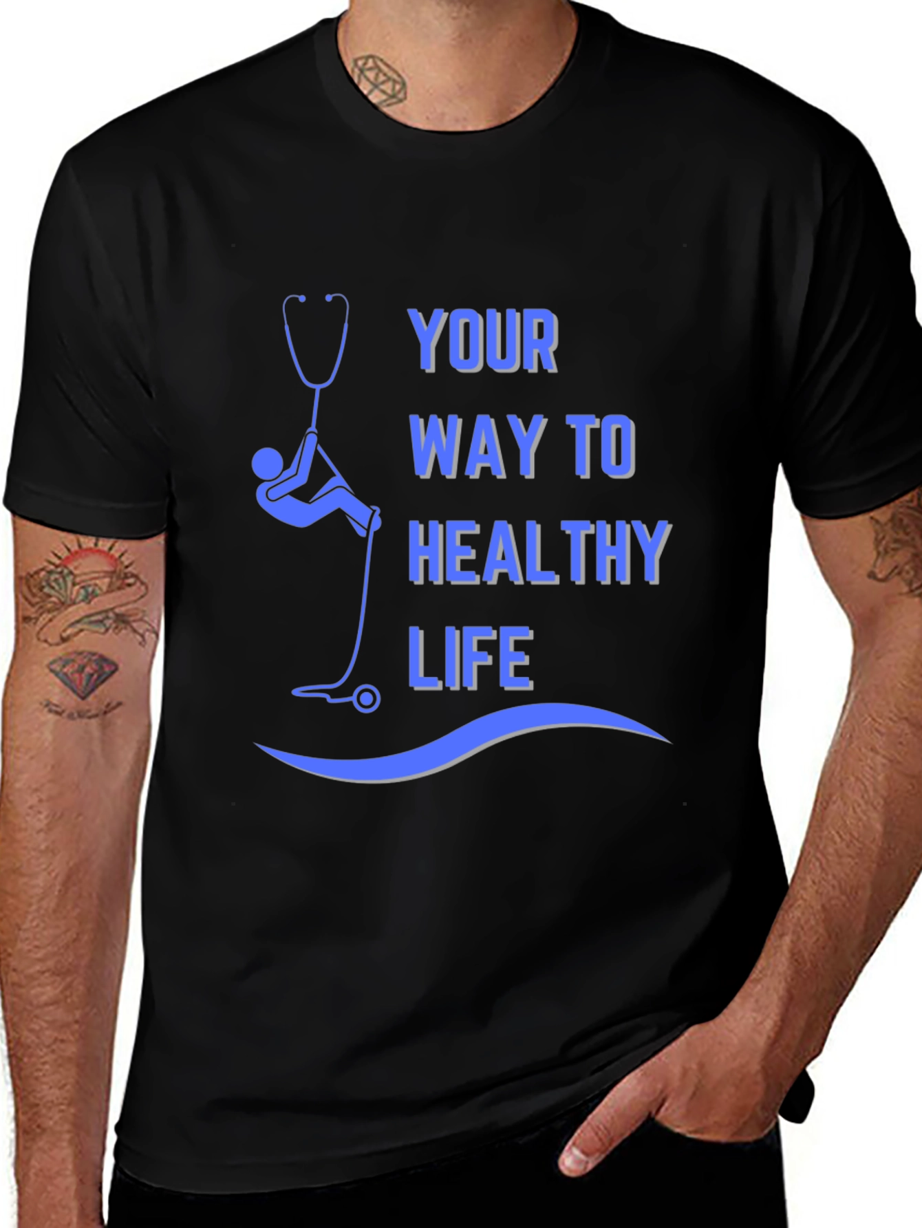 Healthy Life Graphic T-Shirt