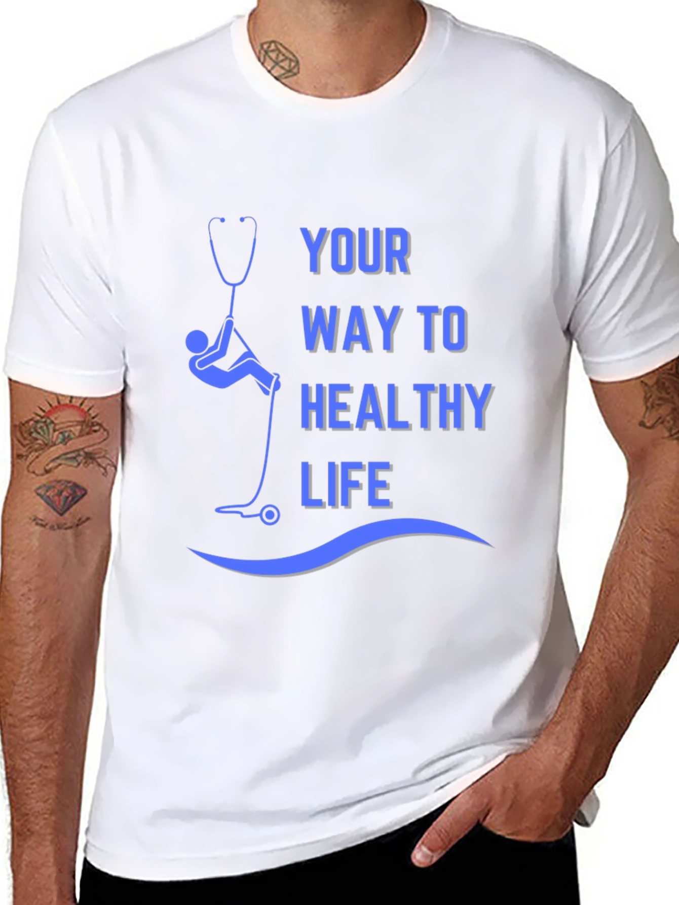 Healthy Life Graphic T-Shirt