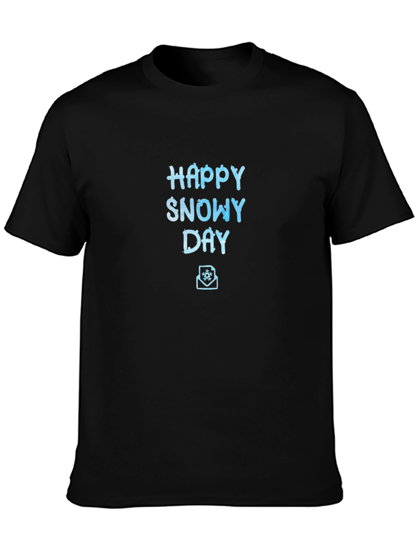 Happy Snowy Day Graphic T-Shirt