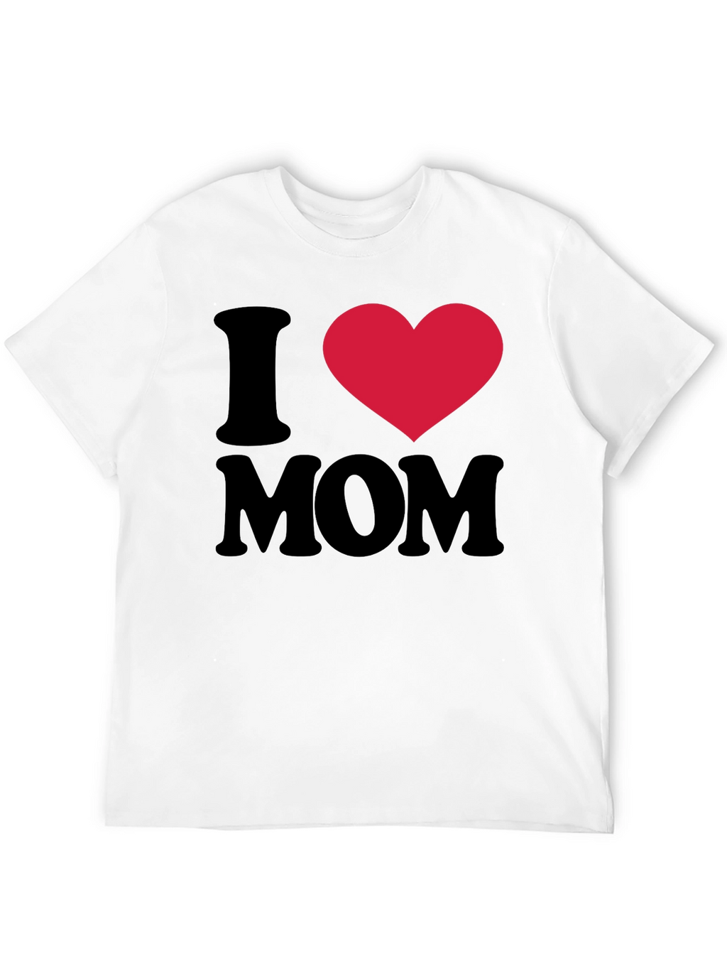 I Heart Mom Black T-Shirt