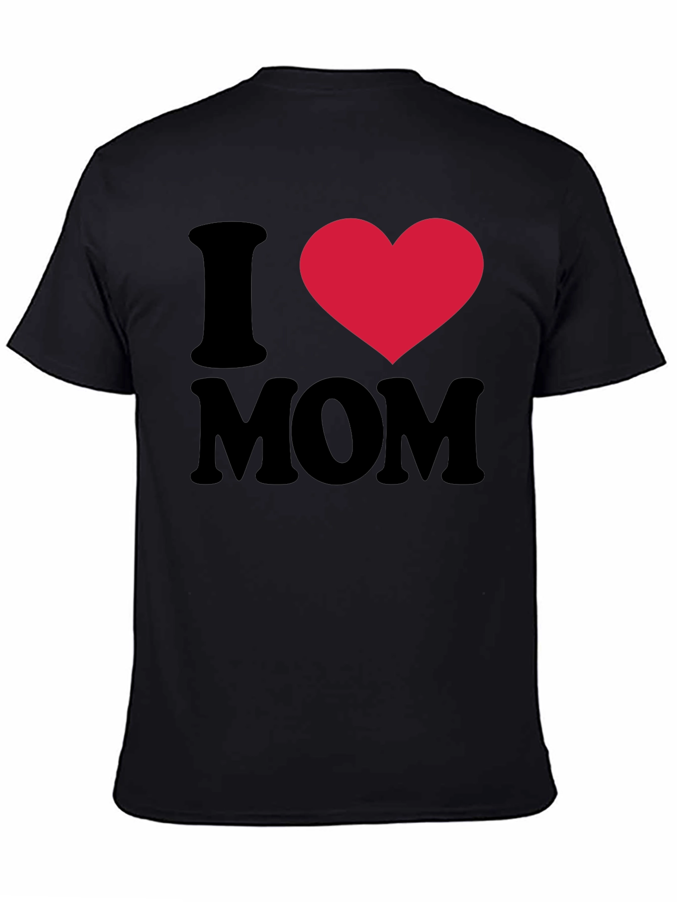 I Heart Mom Black T-Shirt