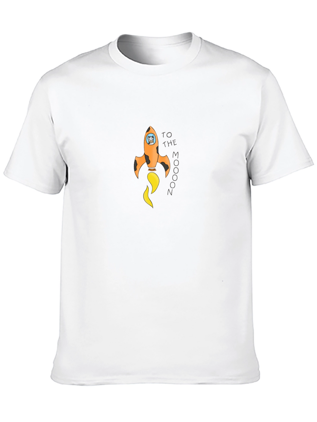 To The Moon Graphic Tee - Black Unisex T-Shirt