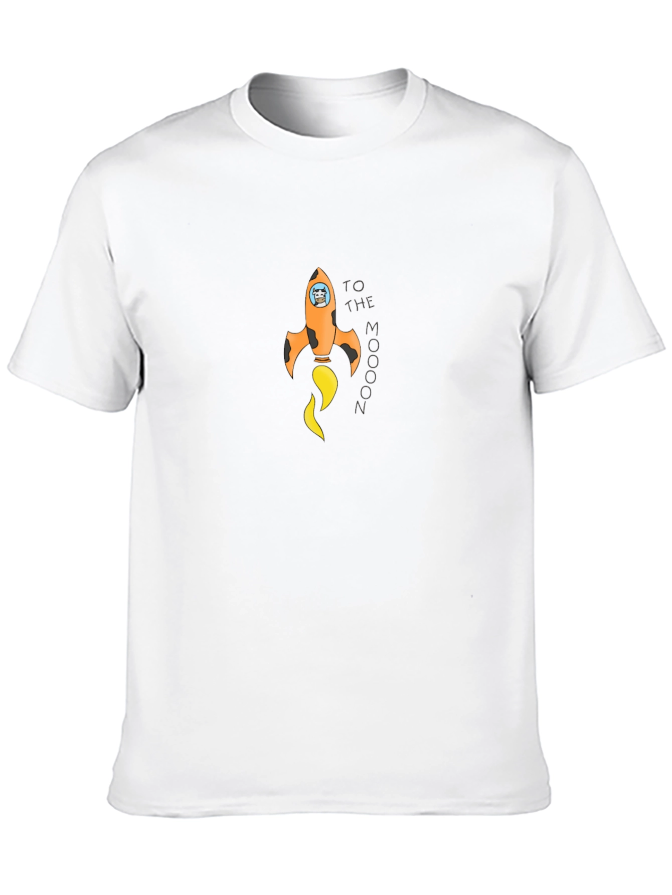 To The Moon Graphic Tee - Black Unisex T-Shirt