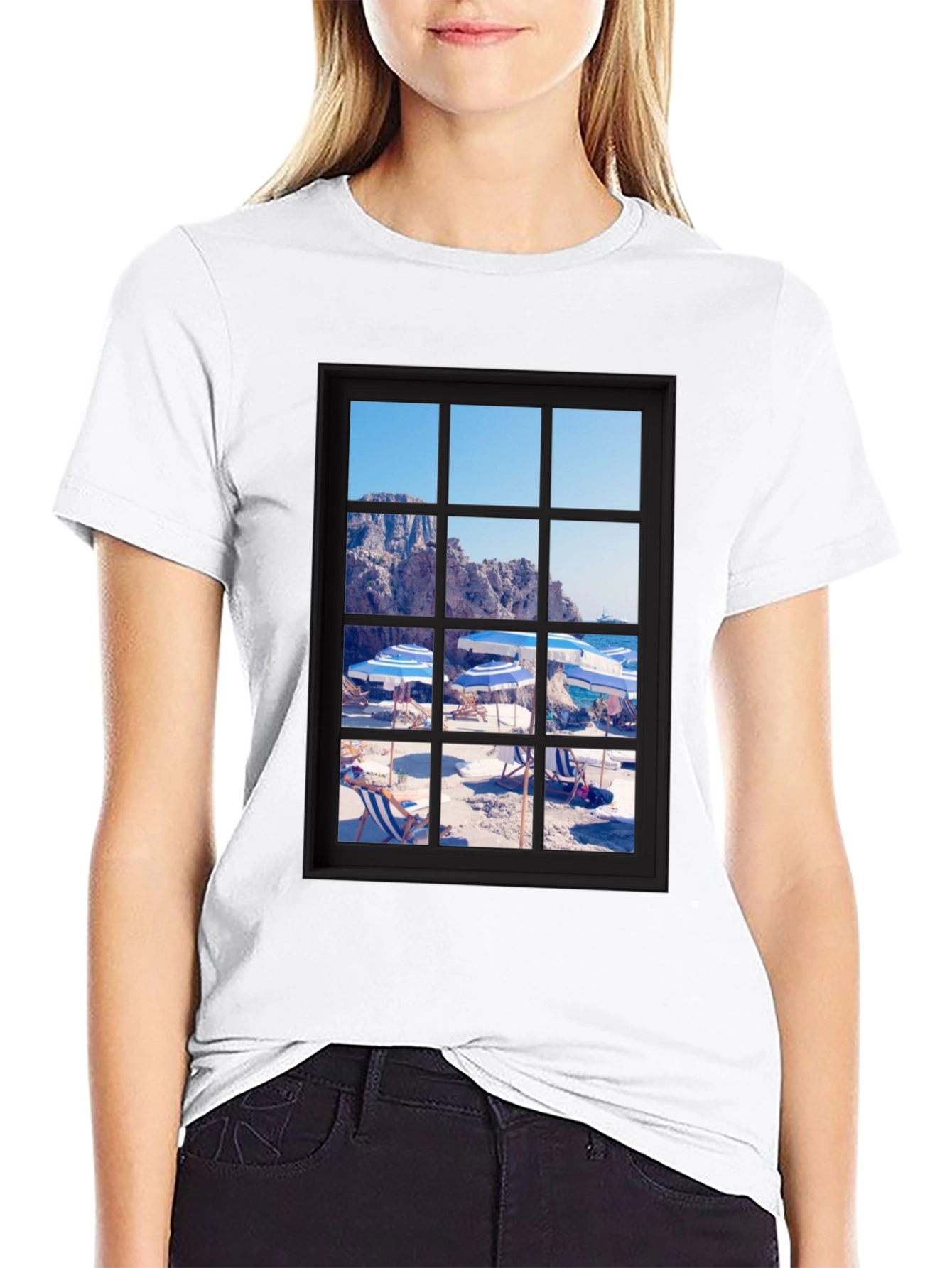 Beach View Window Tee