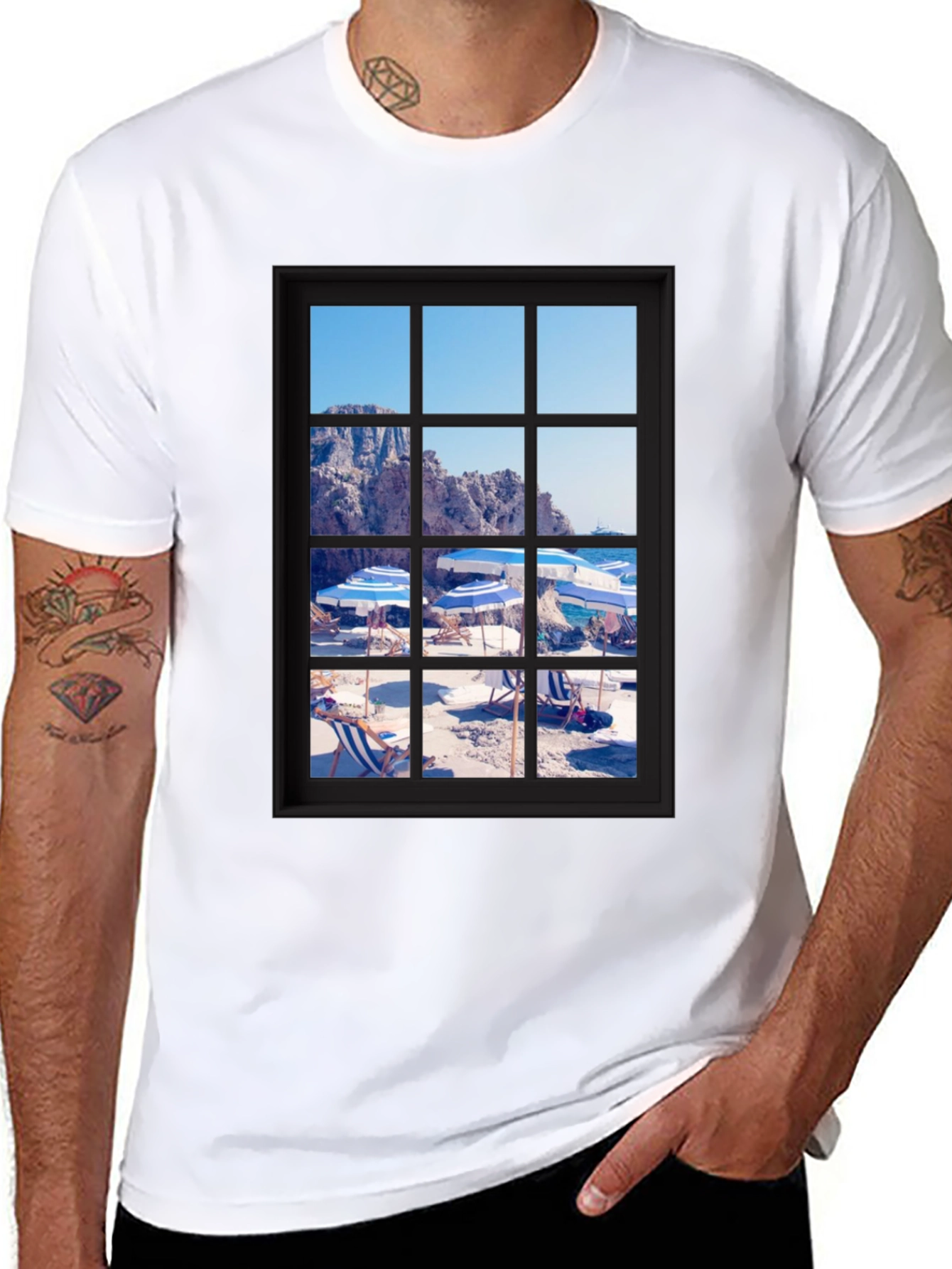 Beach View Window Tee