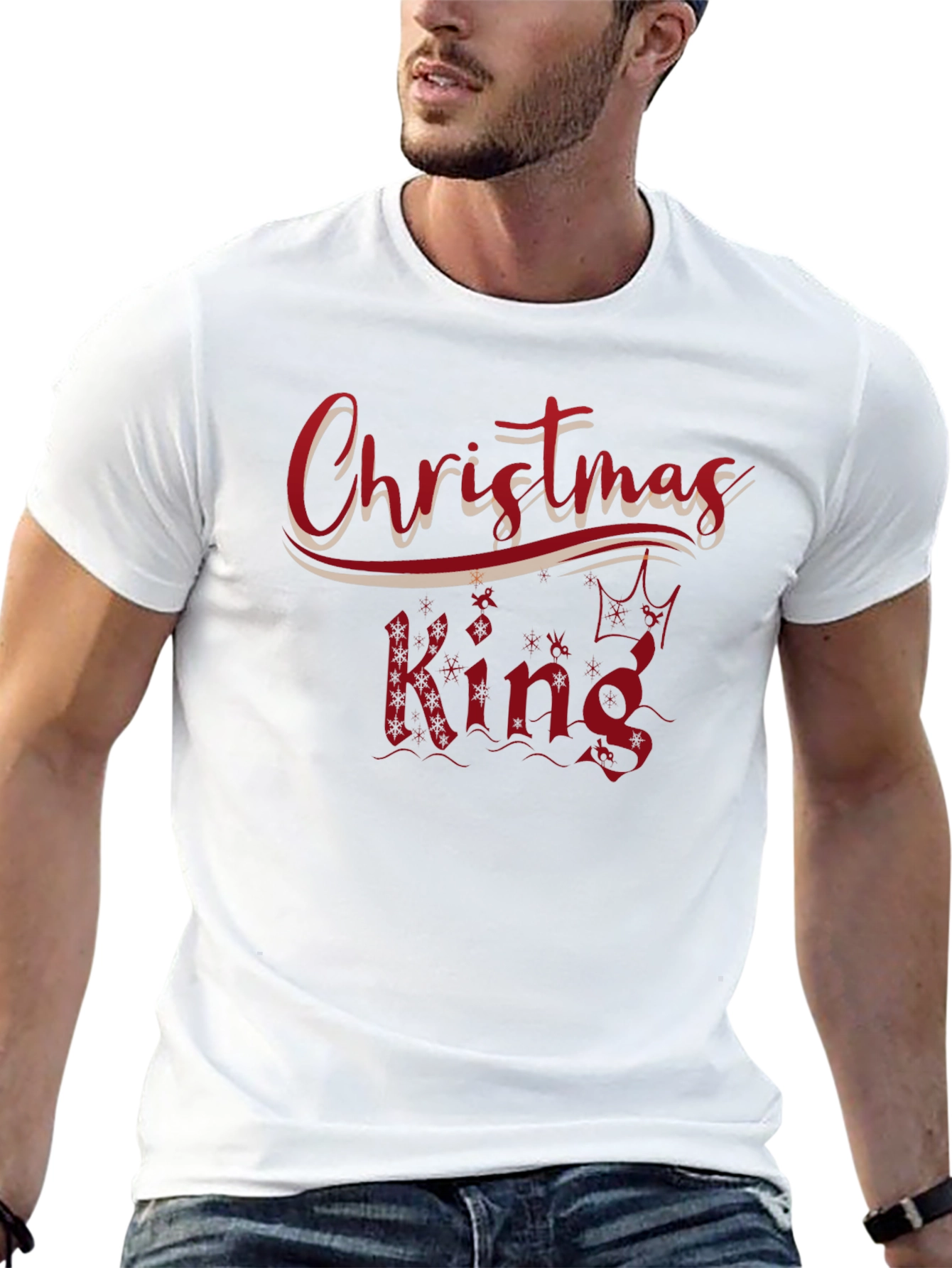 Christmas King Black T-Shirt