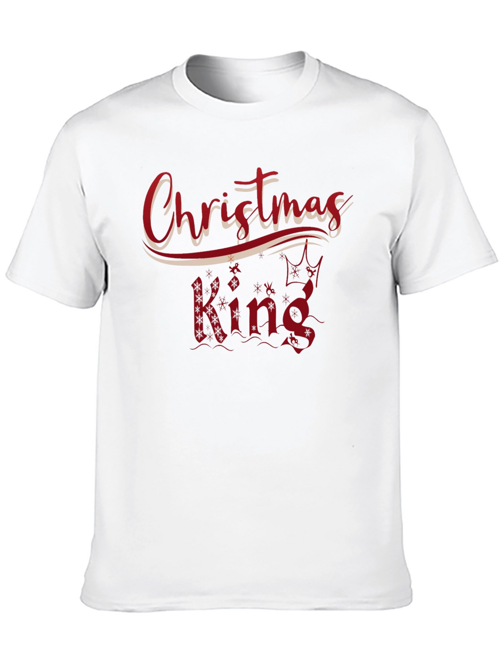 Christmas King Black T-Shirt