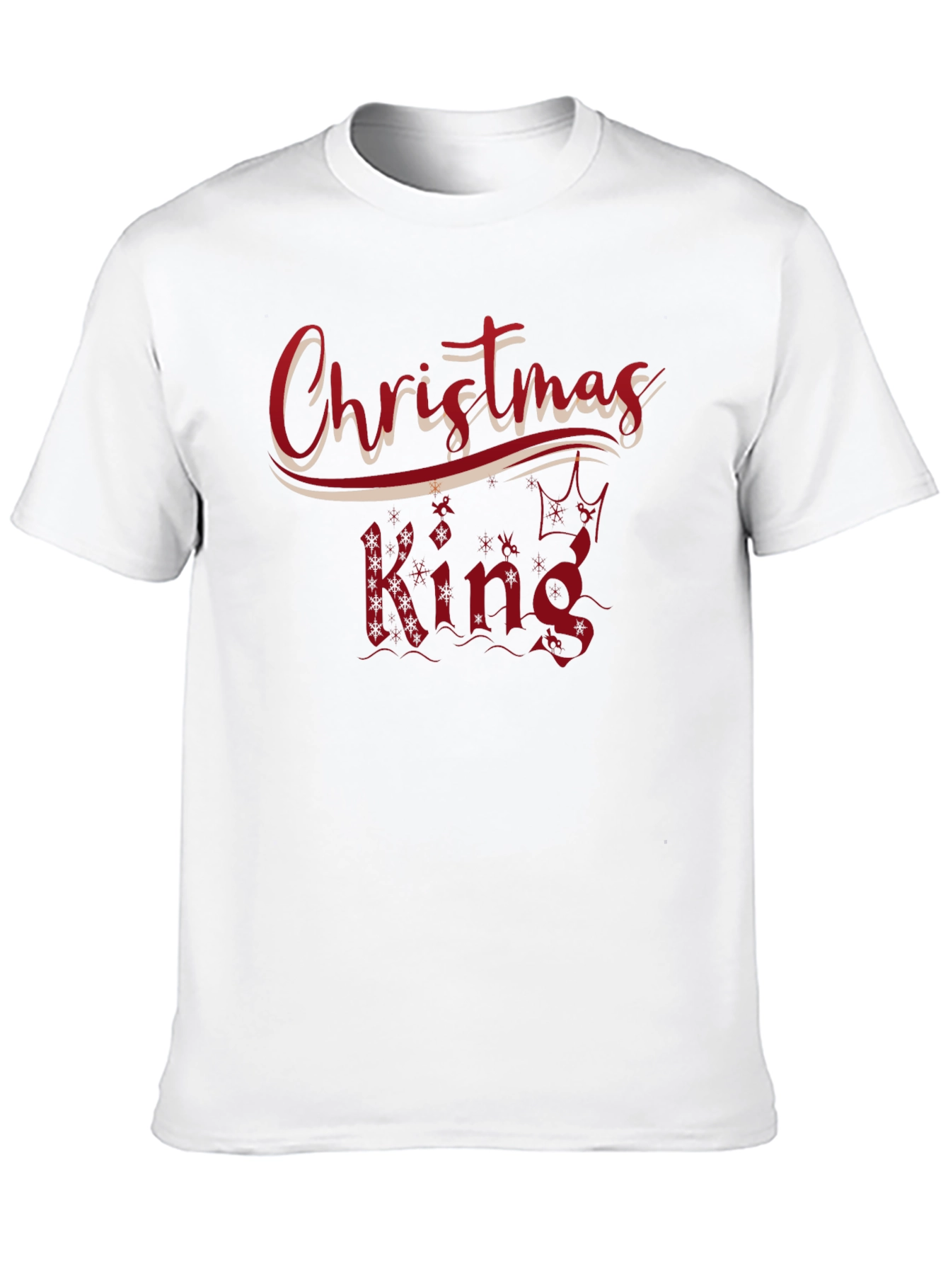 Christmas King Black T-Shirt