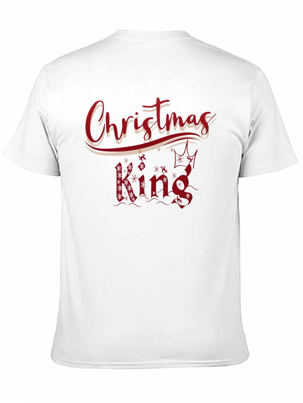 Christmas King Black T-Shirt
