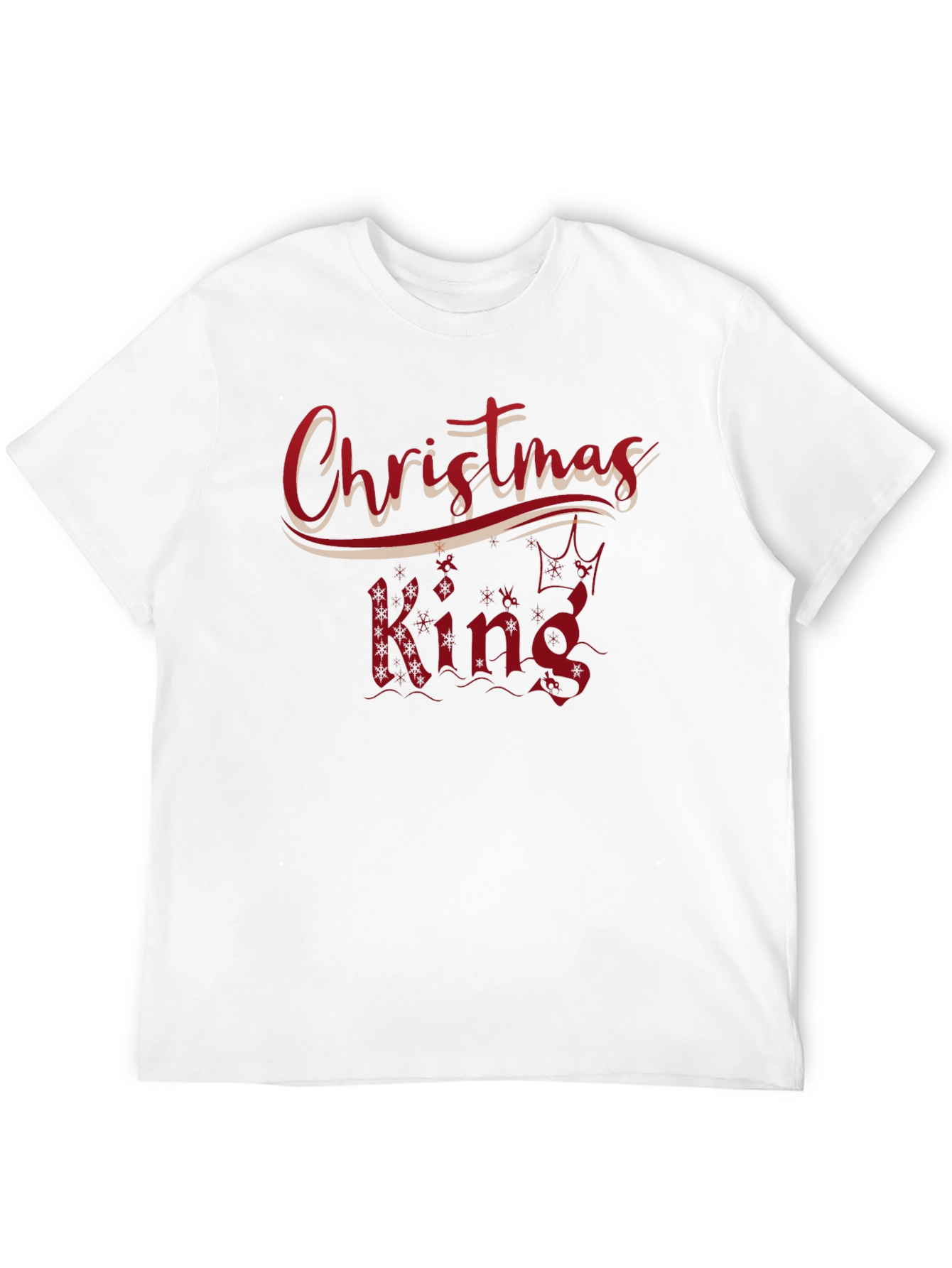 Christmas King Black T-Shirt