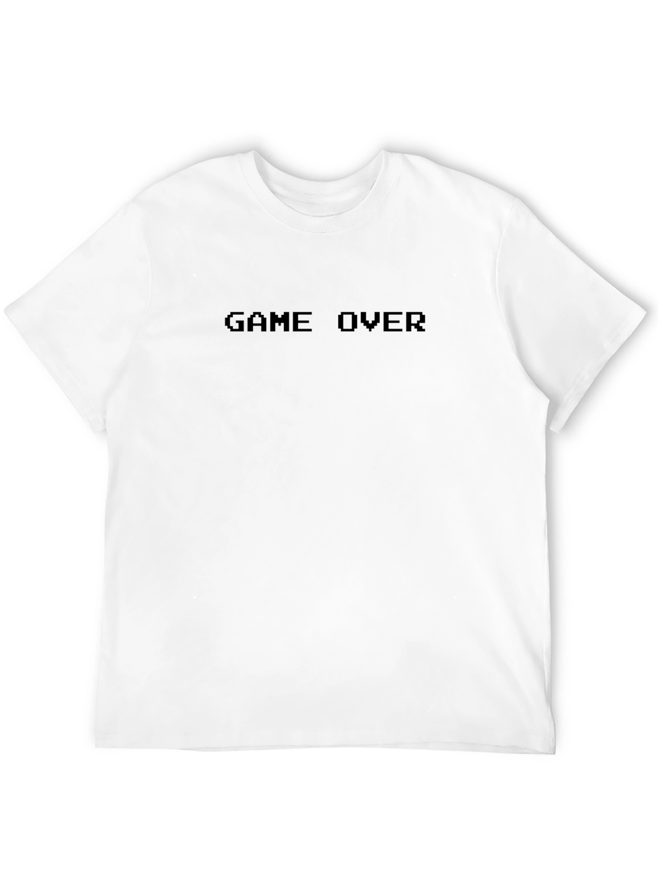Game Over Black T-Shirt - Gamer Style