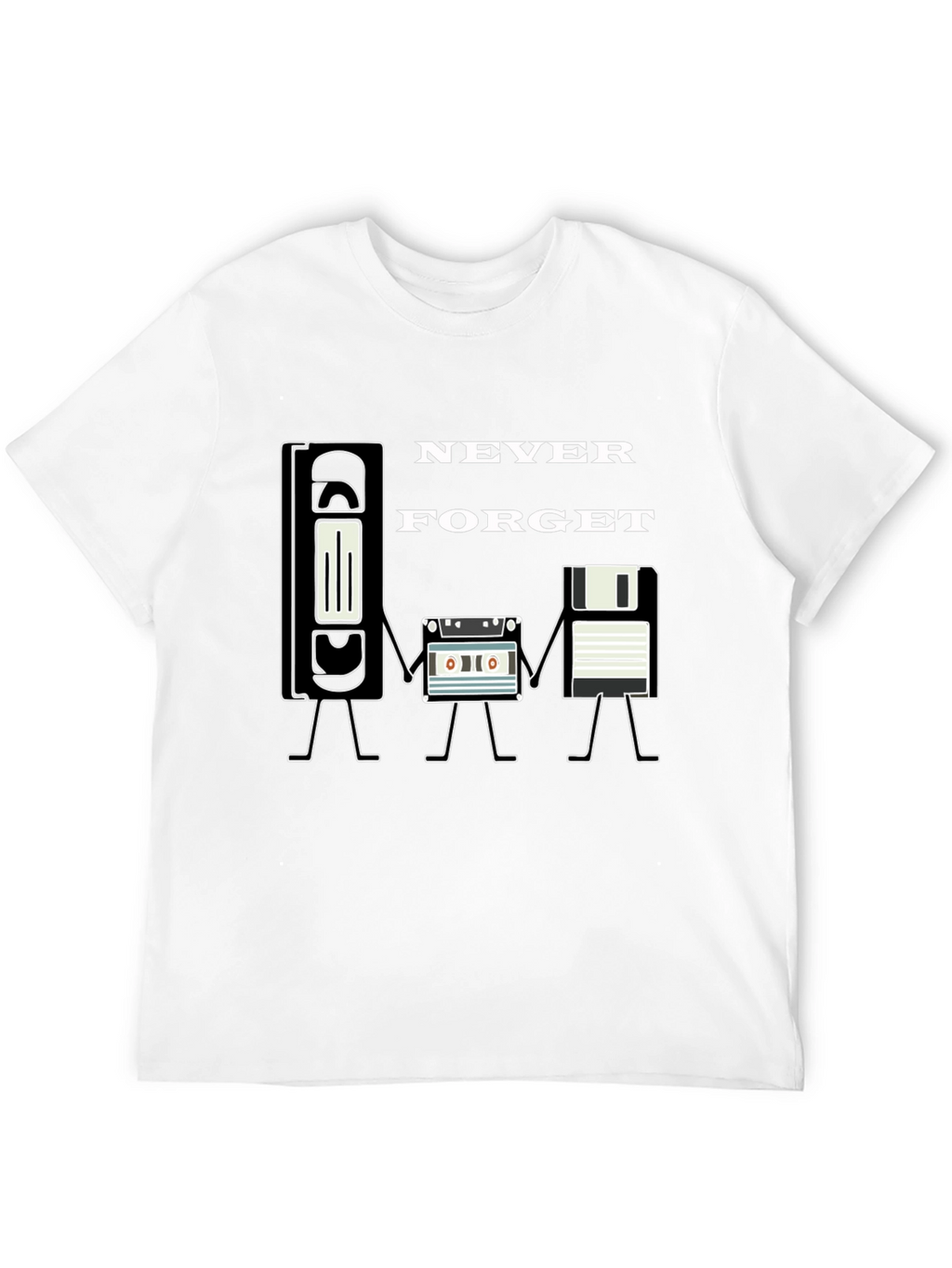 Retro Media T-Shirt - Never Forget