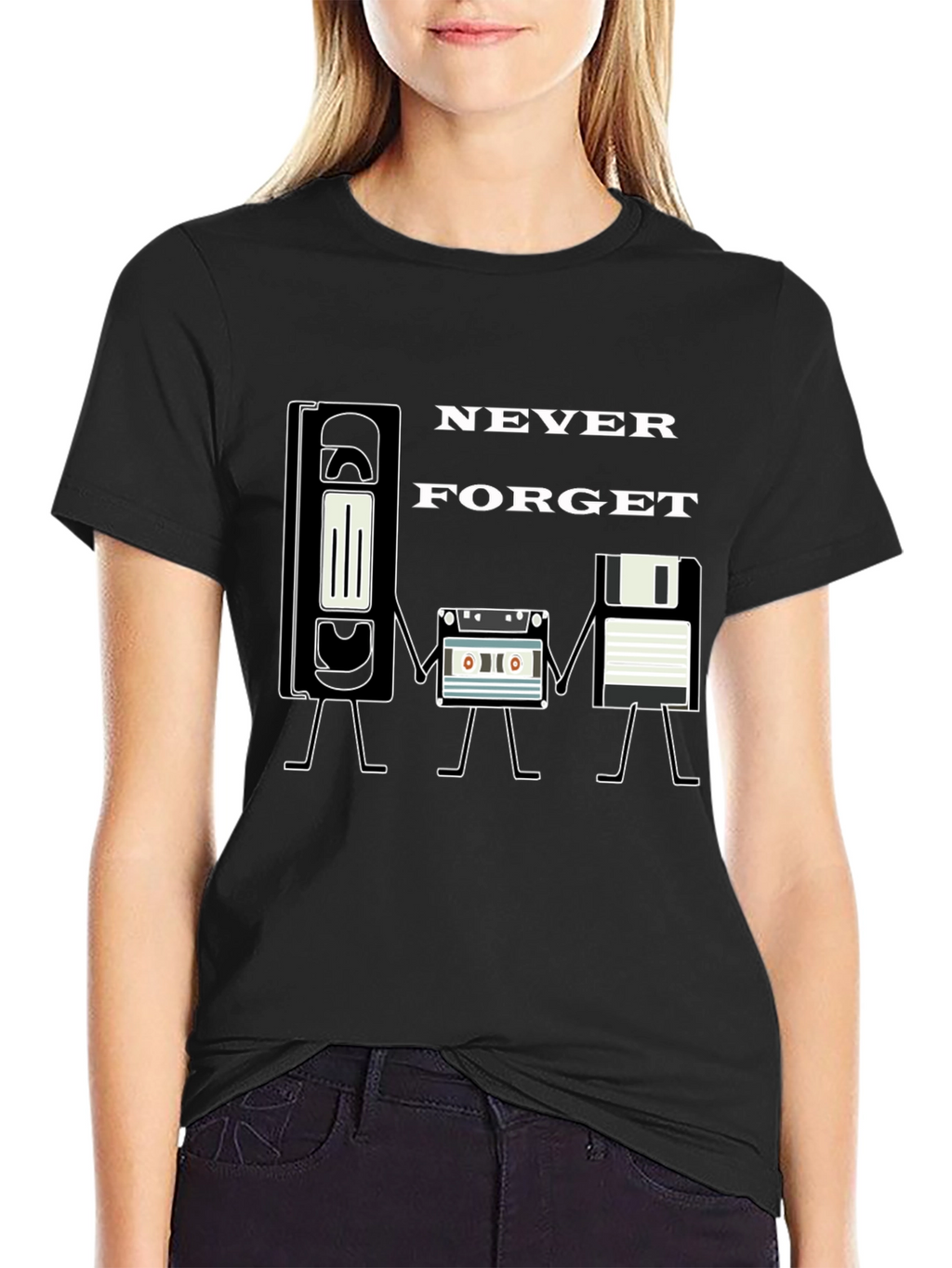 Retro Media T-Shirt - Never Forget