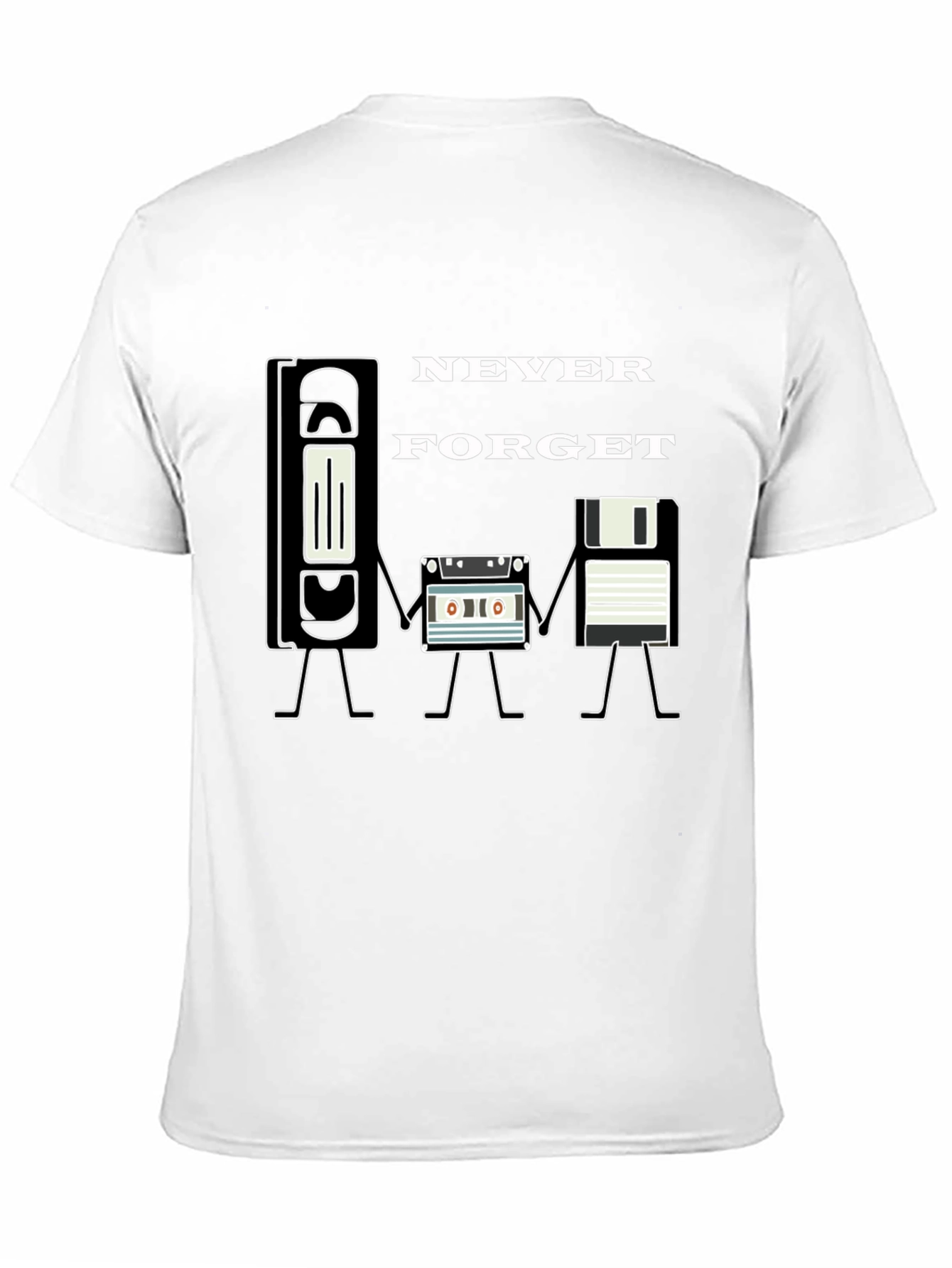 Retro Media T-Shirt - Never Forget
