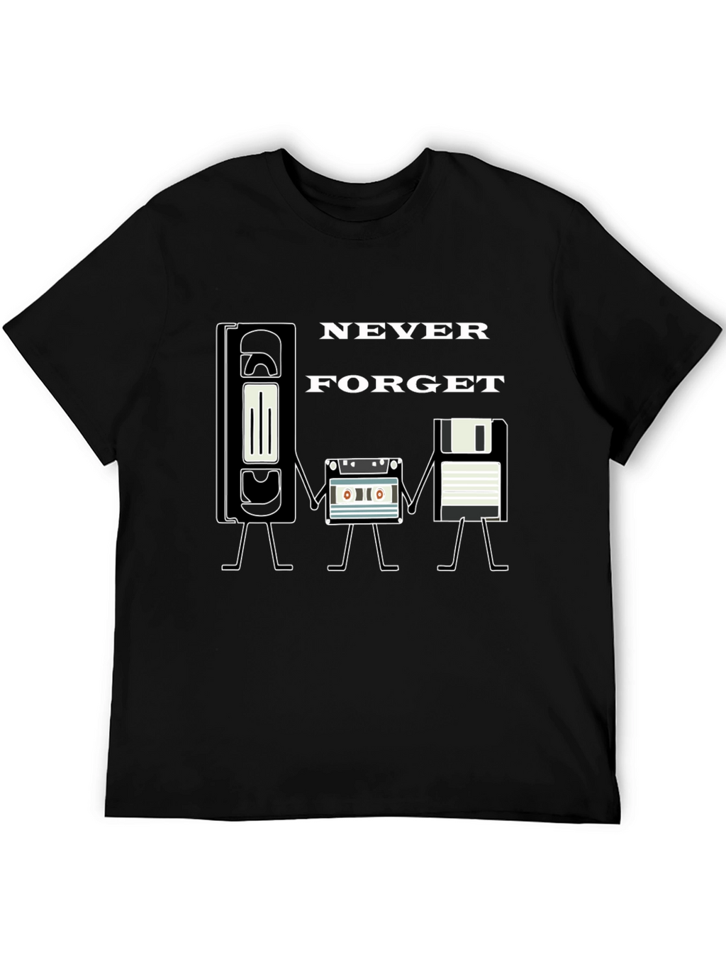 Retro Media T-Shirt - Never Forget