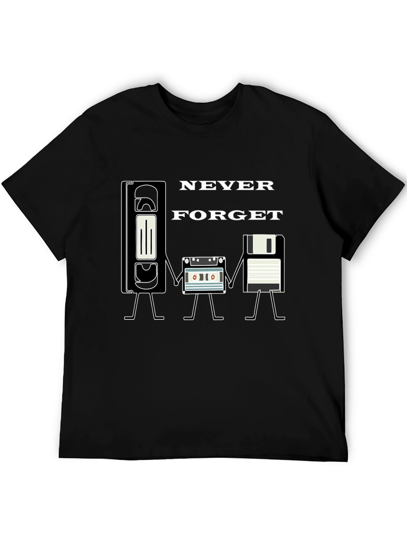 Retro Media T-Shirt - Never Forget